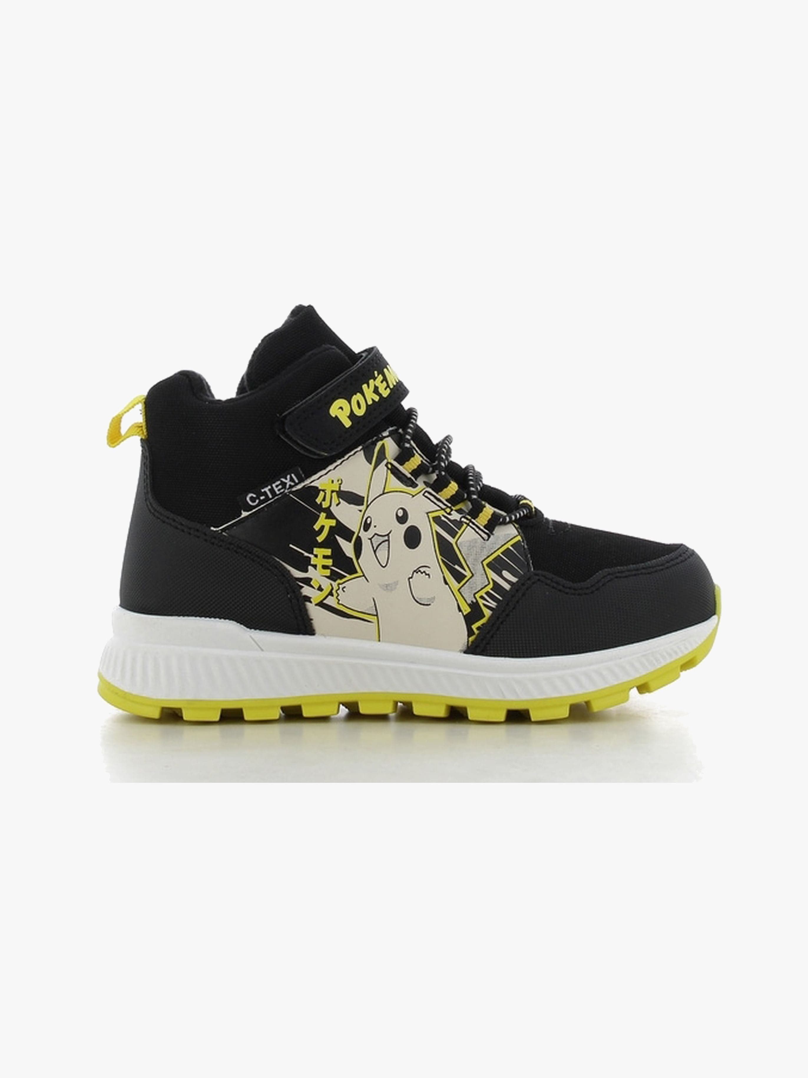 Pokémon Talvikengät, Musta/Keltainen, 26