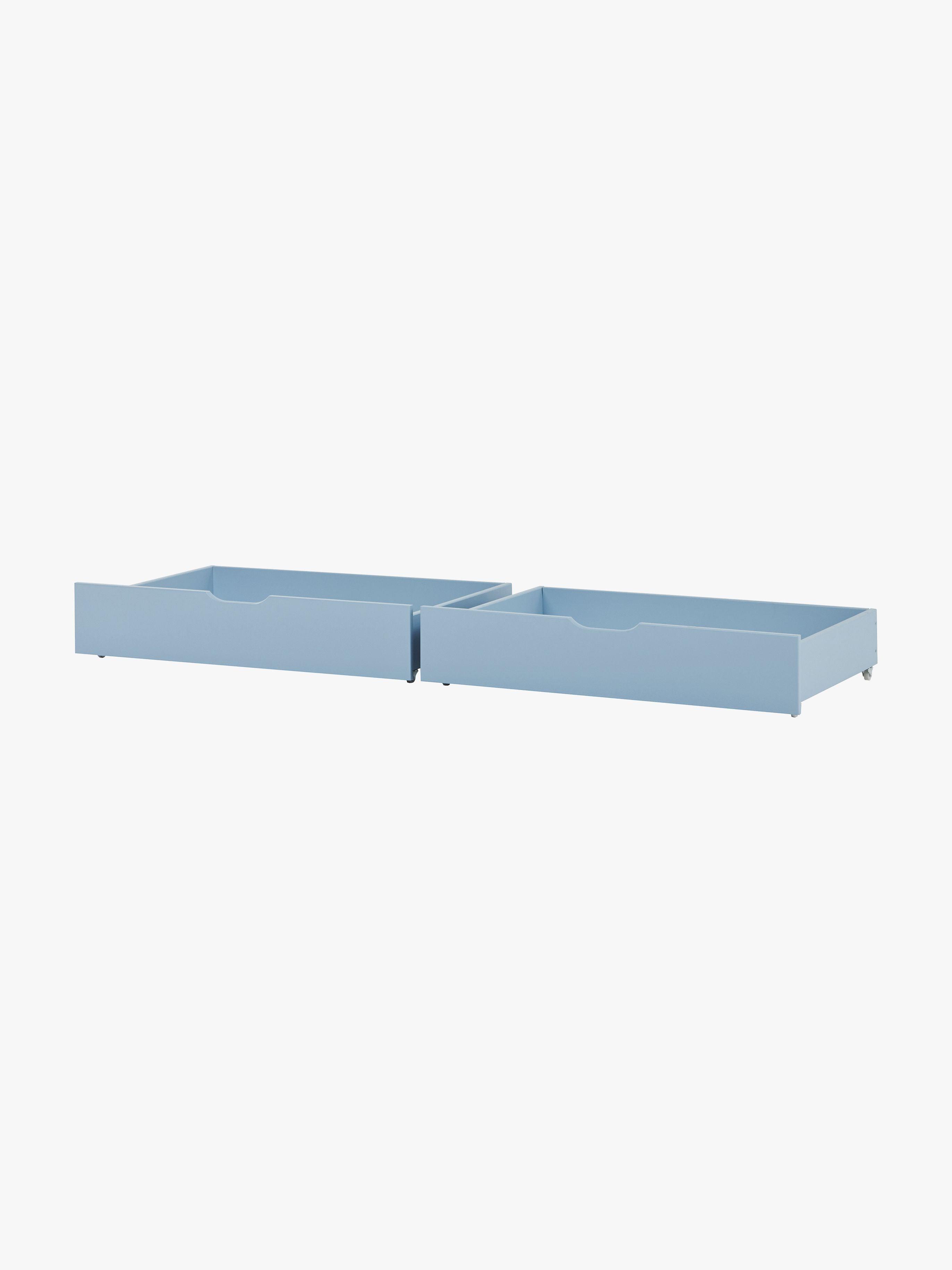 Hoppekids Sängynaluslaatikot 2 pack, Blue
