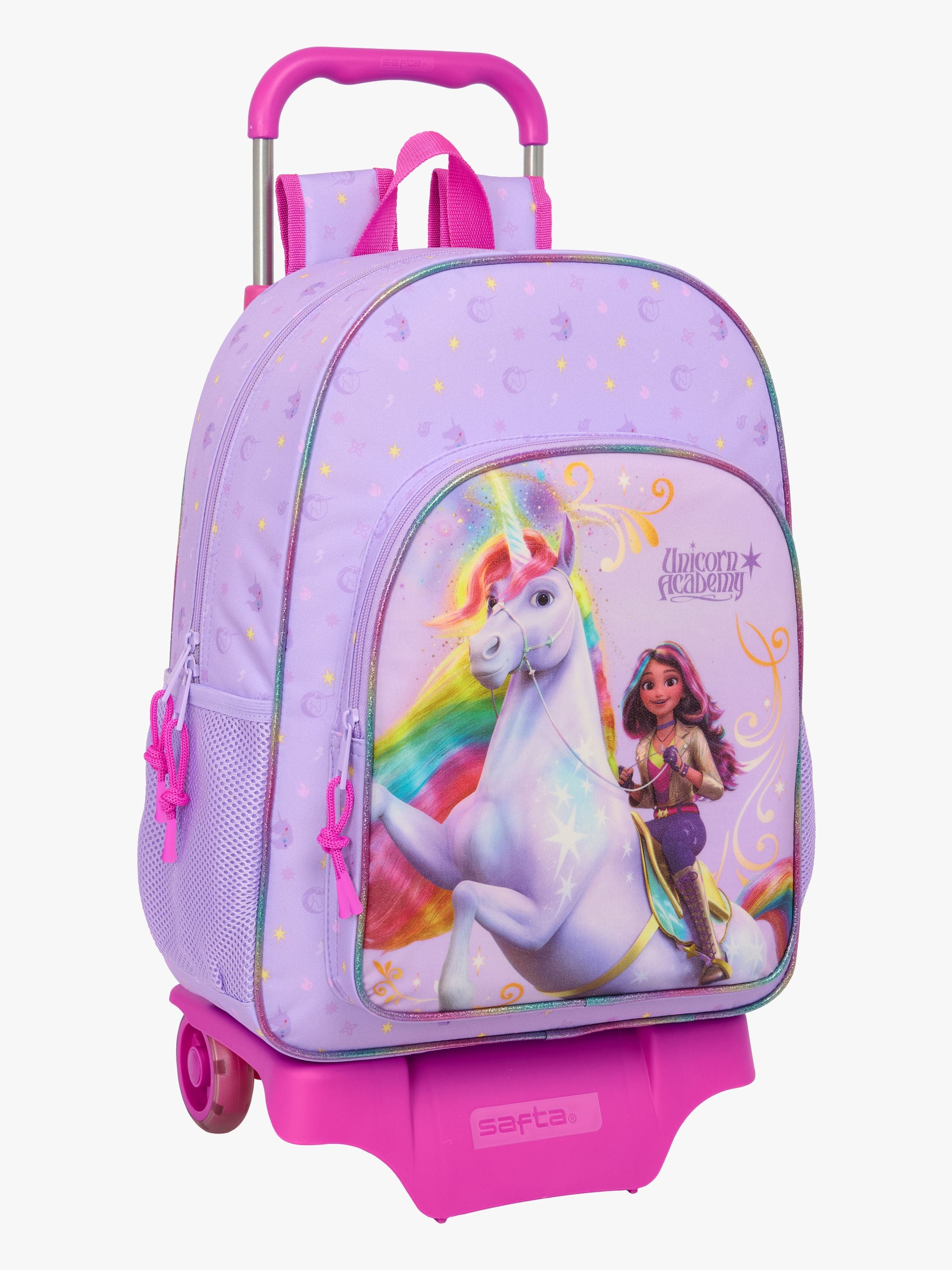 Unicorn Academy Trolley Matkalaukku 21L, Violetti