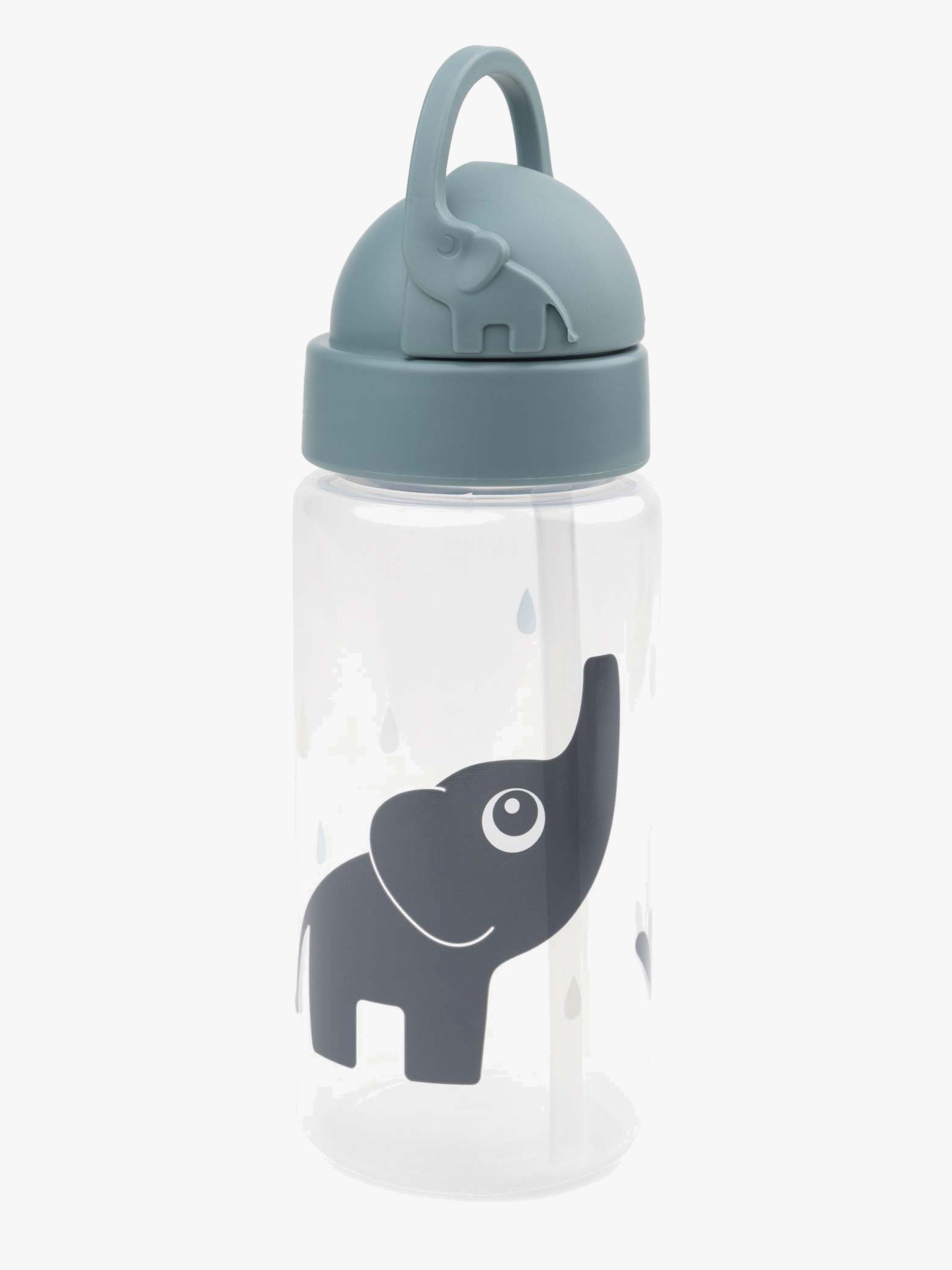 Done By Deer Bottle with Straw Elphee Juomapullo, Sininen