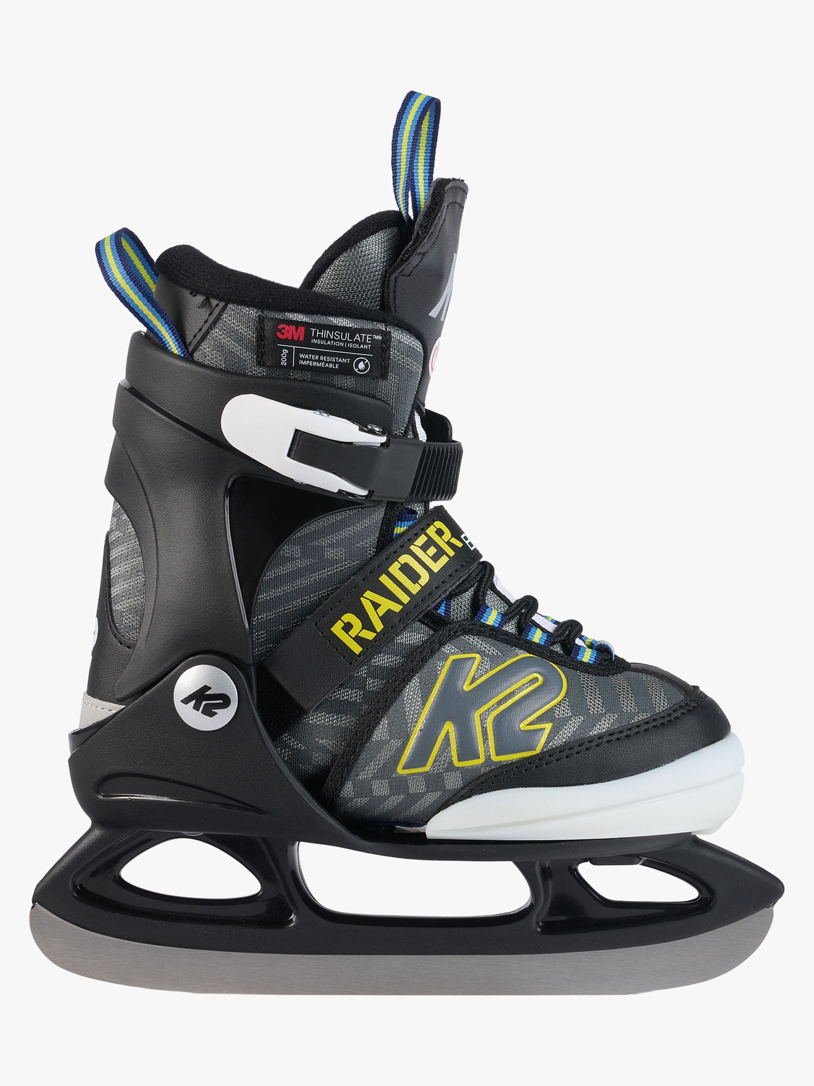 K2 Raider Beam Luistimet, Musta/Harmaa, 32-37