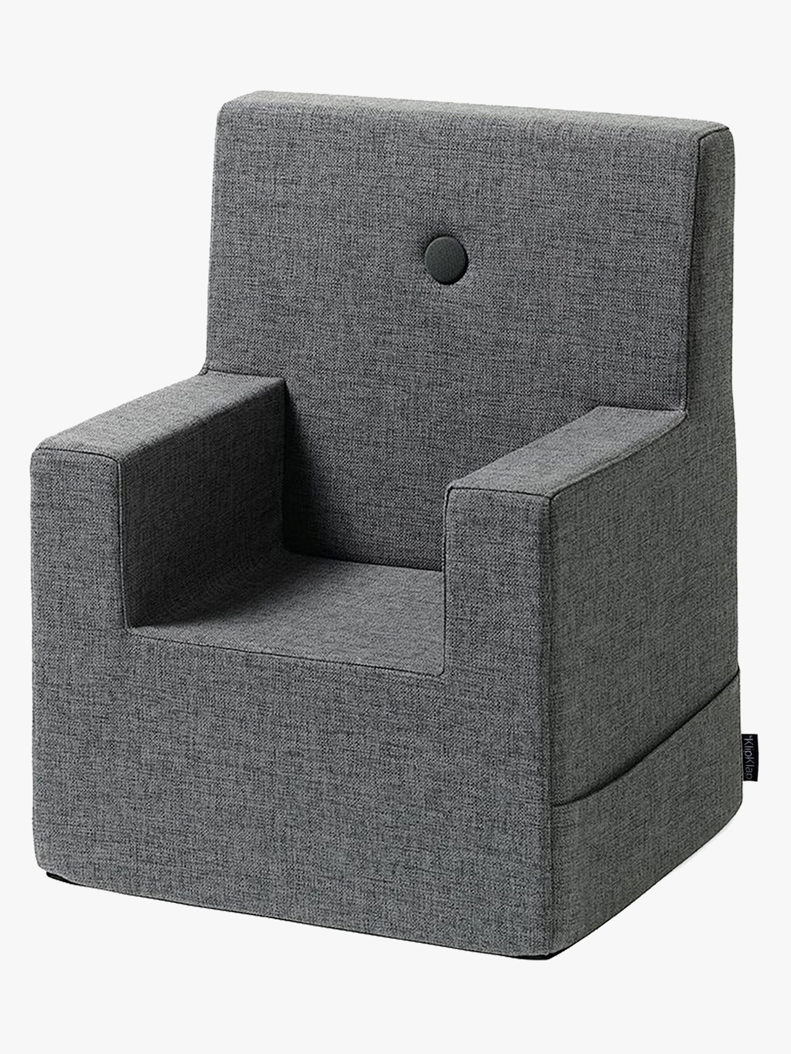 by KlipKlap Kids XL Nojatuoli, Tummanharmaa