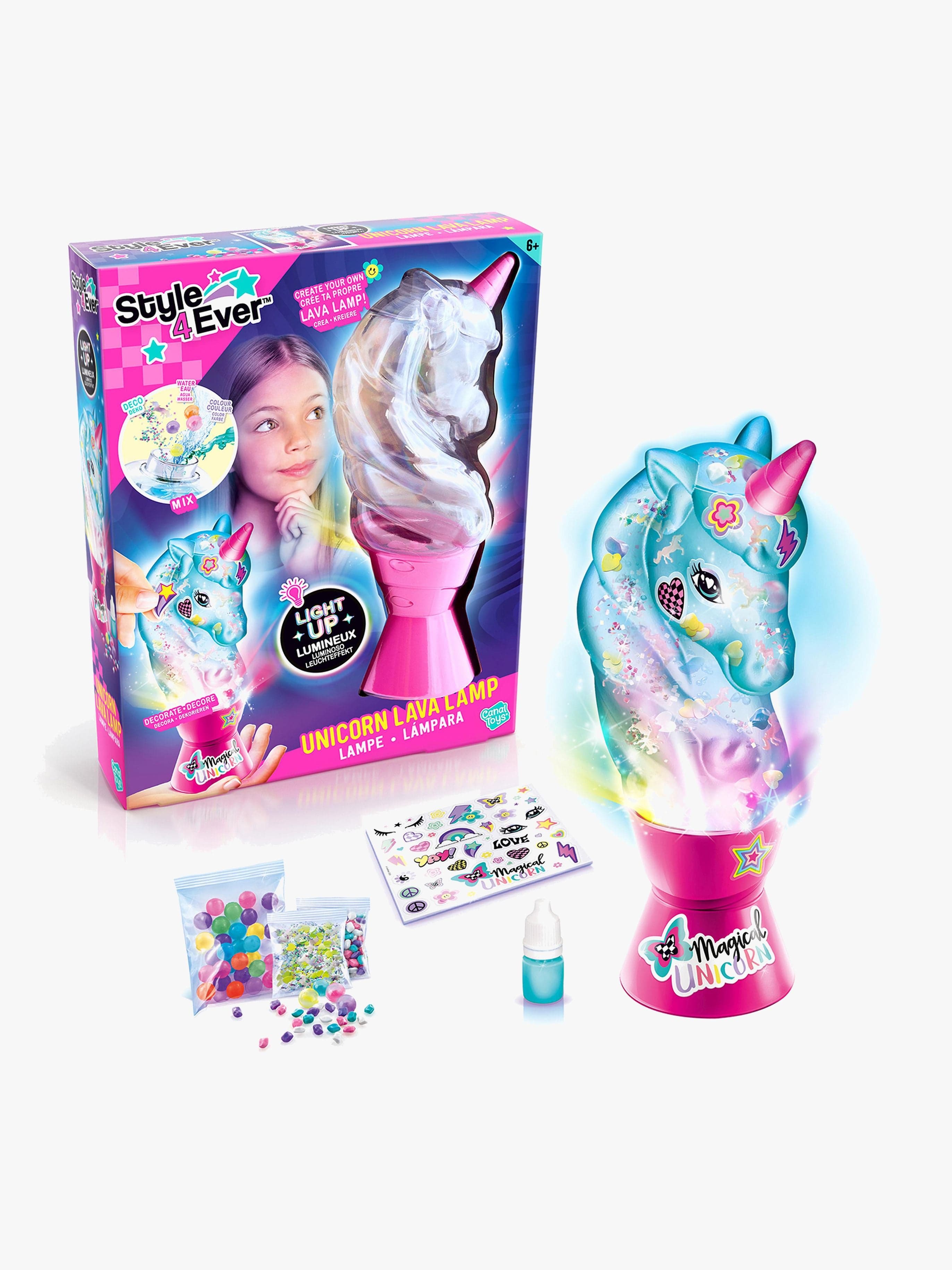 Style 4 Ever DIY Laavalamppu Yksisarvinen