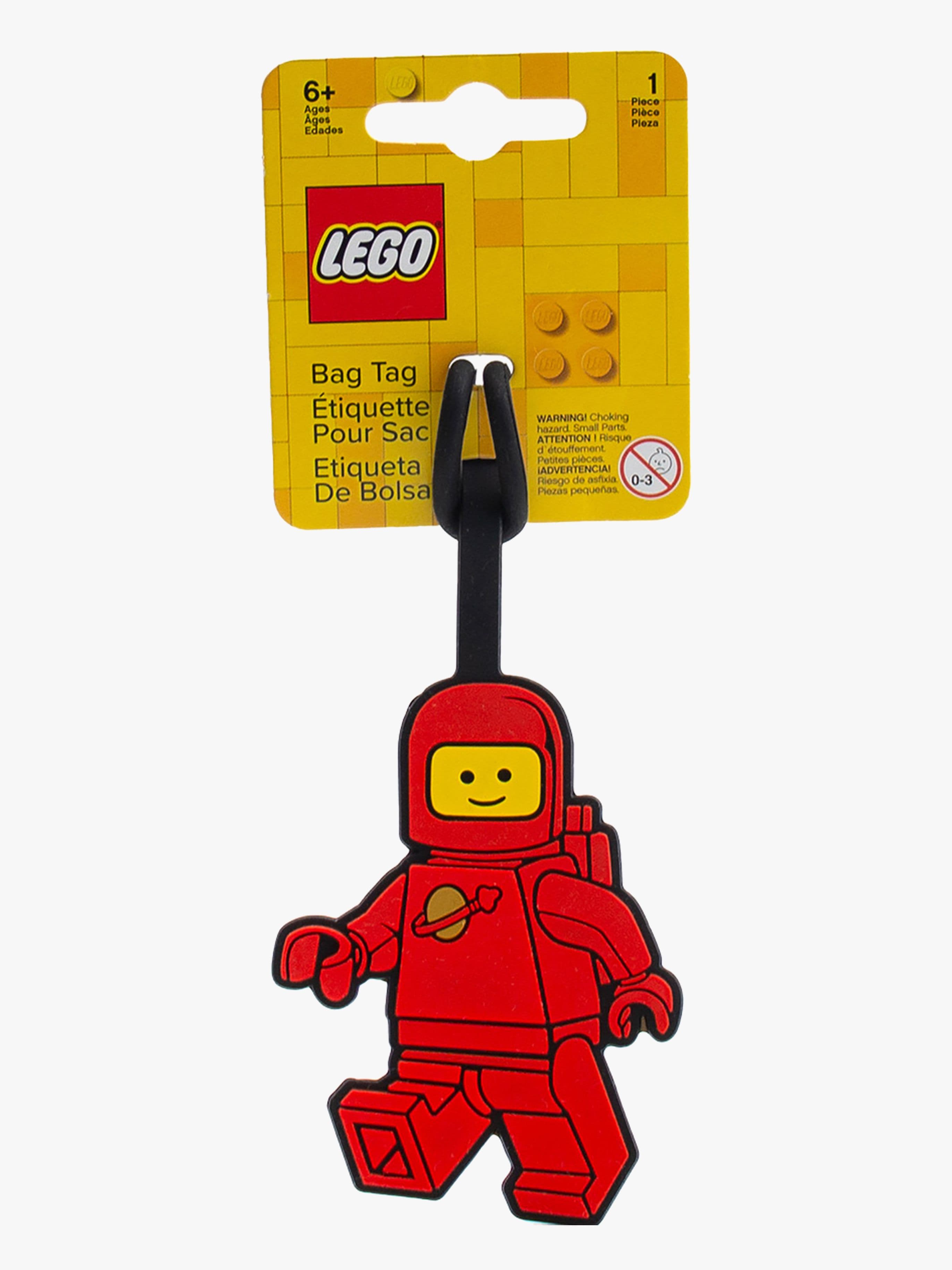 LEGO® Iconic Matkalaukun Nimilappu Astronaut, Punainen