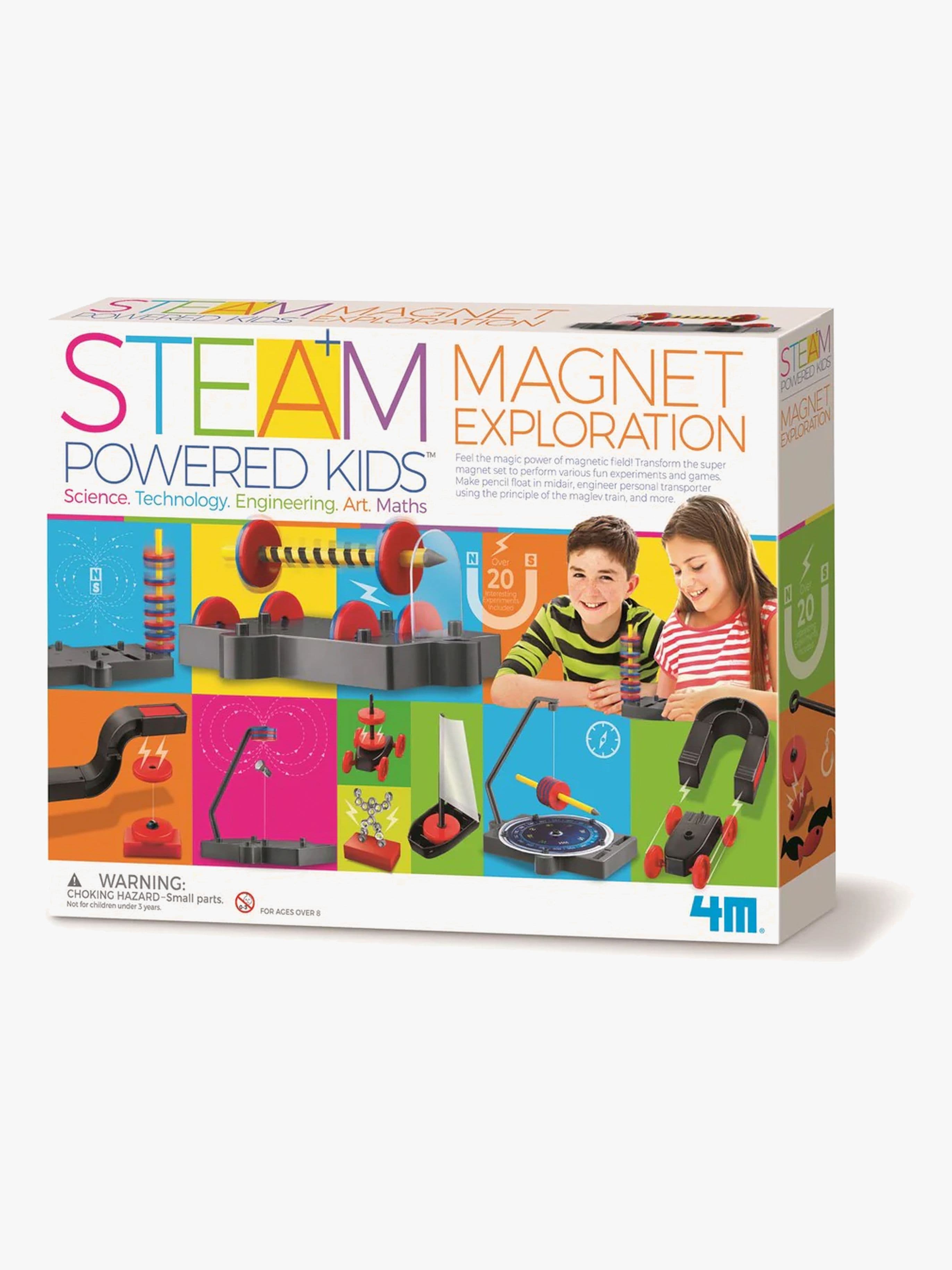 4M STEAM Powered Kids Tiedesetti Magneetit
