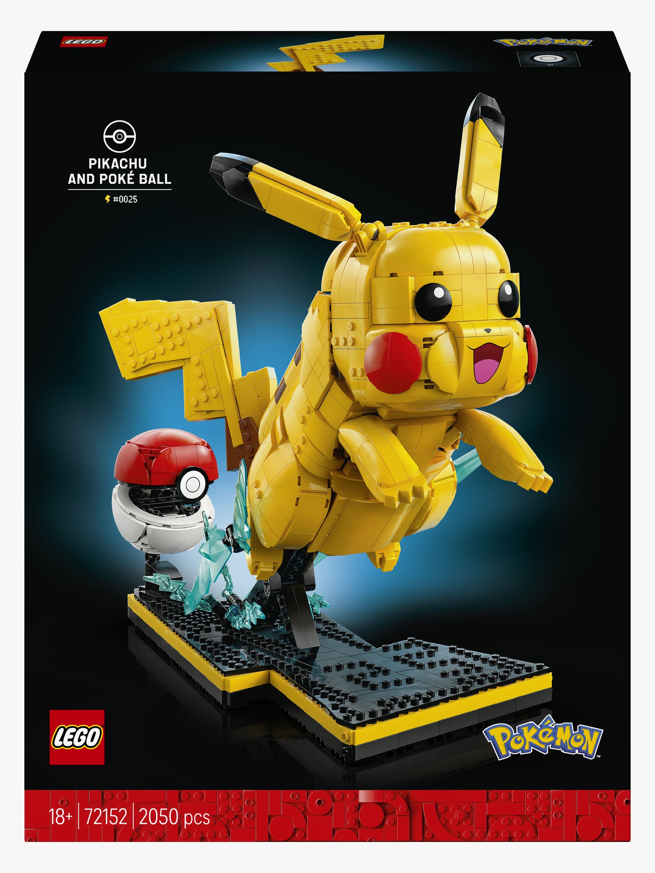 LEGO Pokémon 72152 Pikachu ja Poképallo