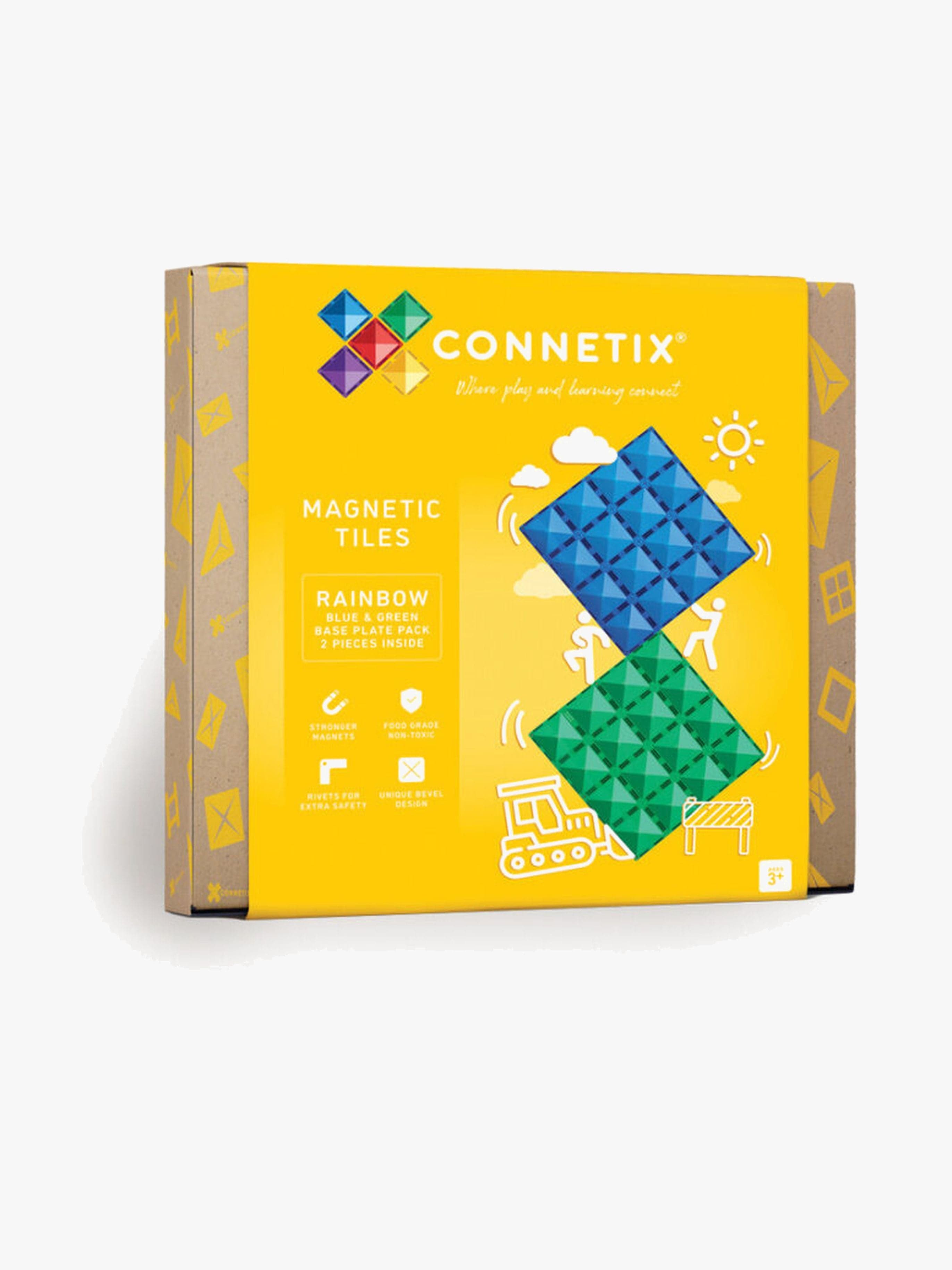 Connetix Magneettiset Rakennuspalikat Rainbow Blue & Green Base Plate 2 Osaa