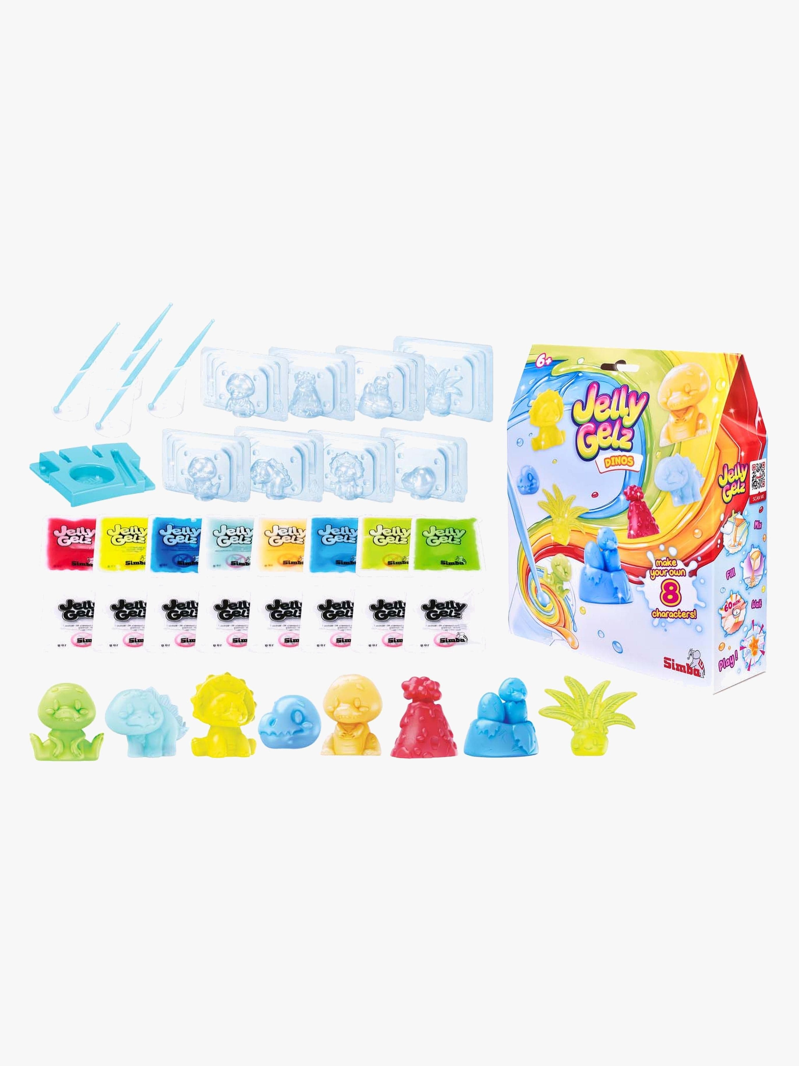 Jelly Gelz Askartelusetti Dino + Geeli & Muotit
