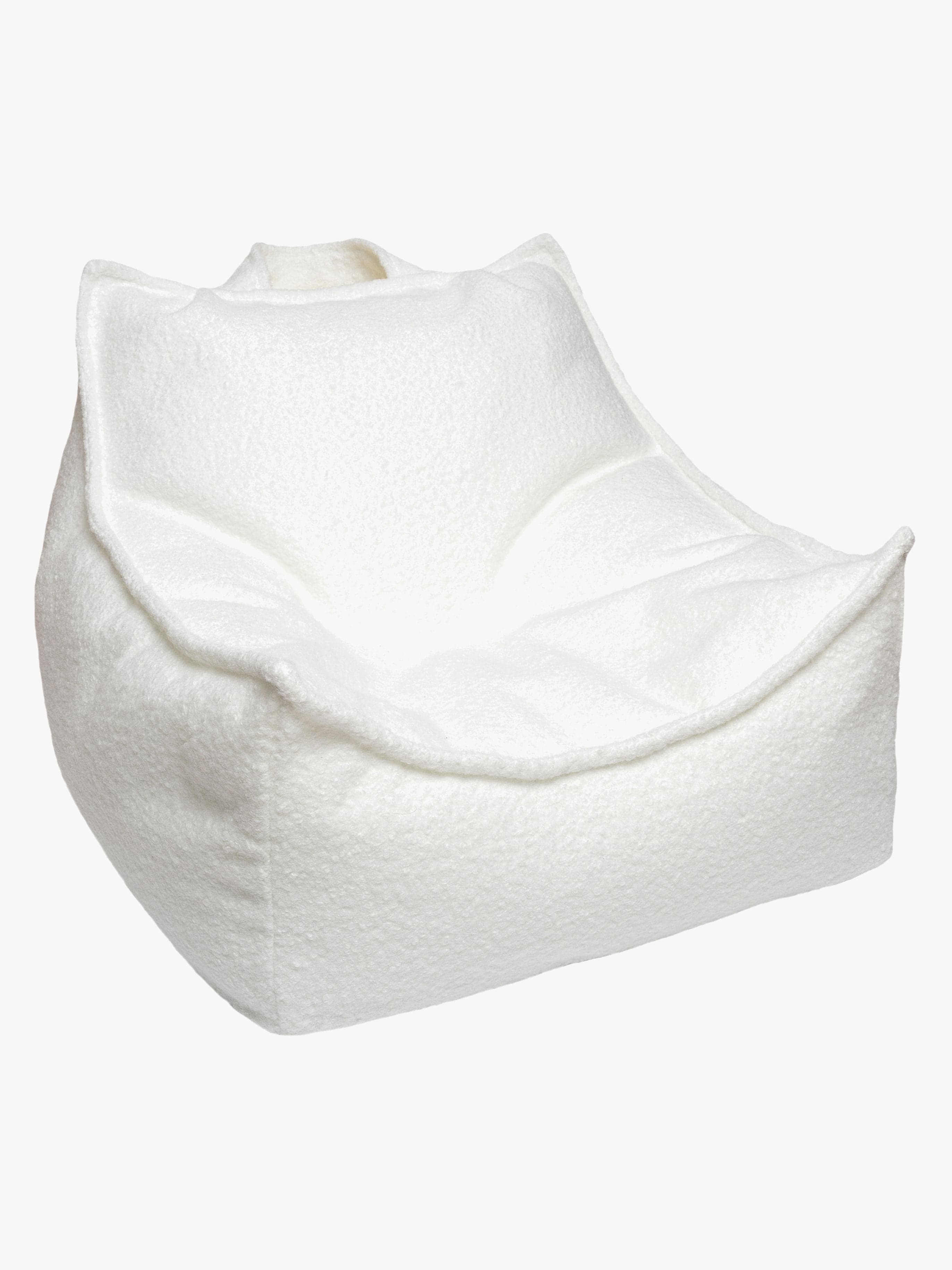 Meowbaby Boucle Säkkituoli, Valkoinen