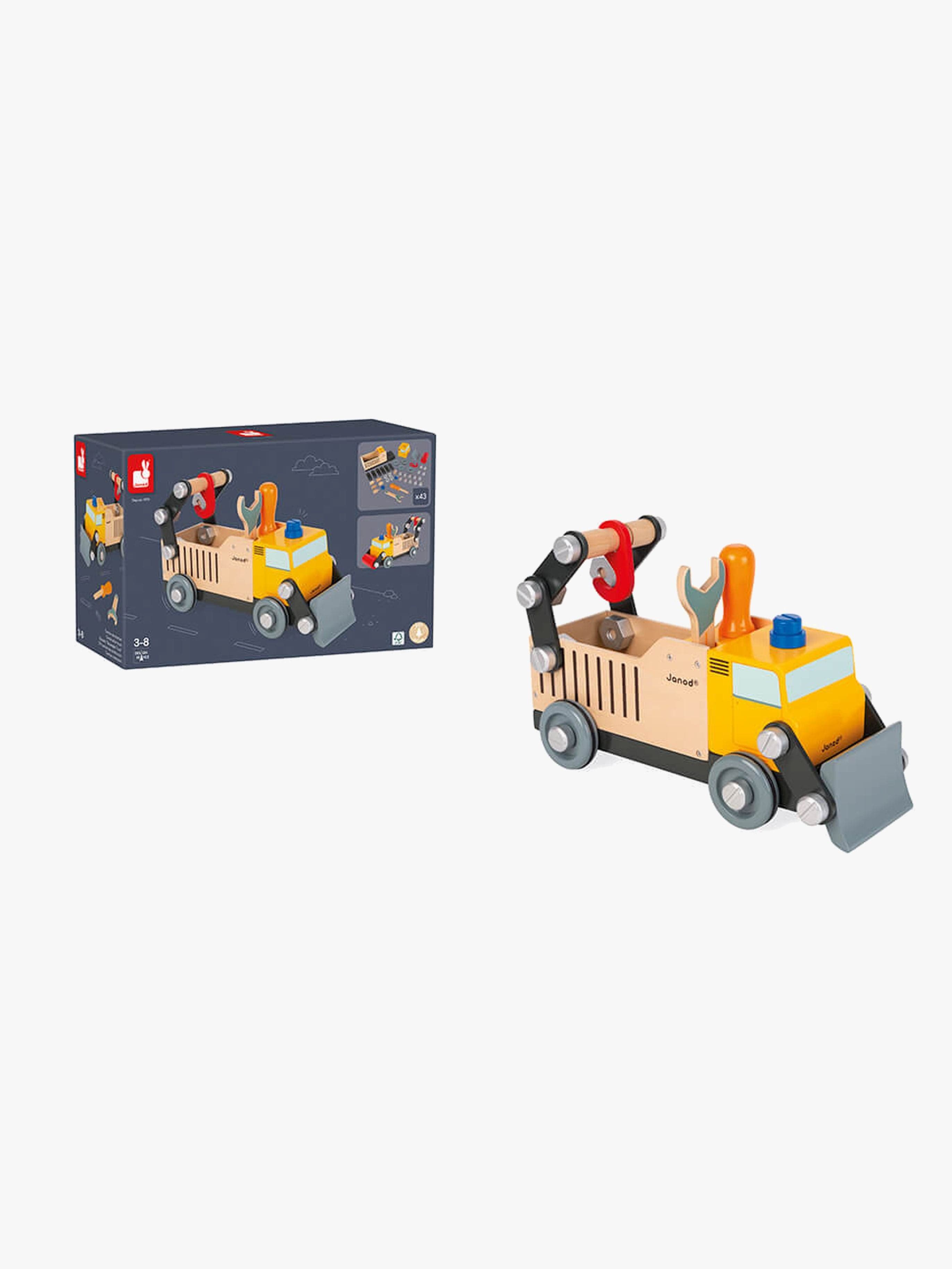 Janod Brico'Kids DIY Rakennusauto 43 Osaa