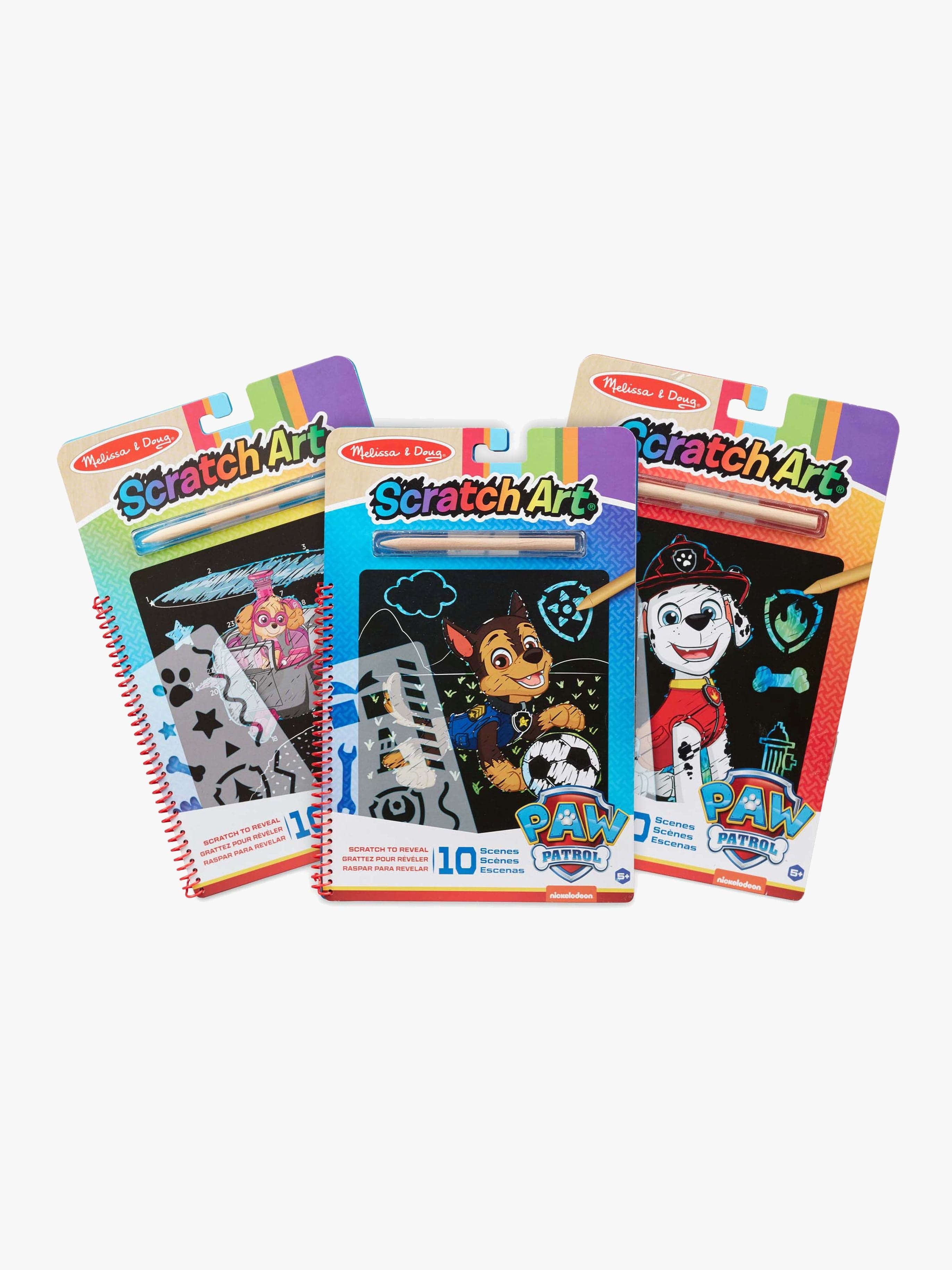 Melissa & Doug Ryhmä Hau Scratch Art Puuhasetti 3-pack