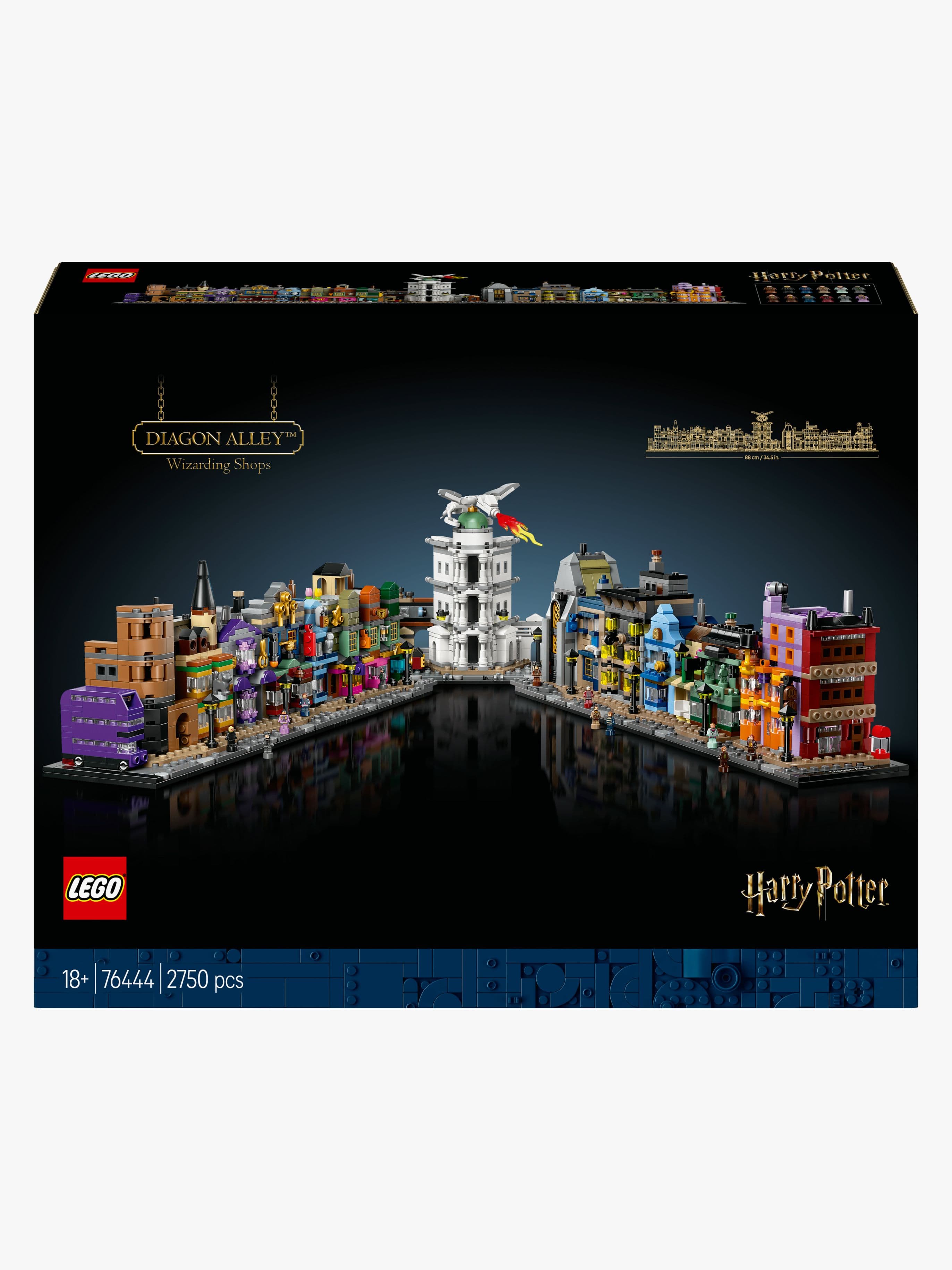 LEGO Harry Potter 76444 Viistokujan velhokaupat