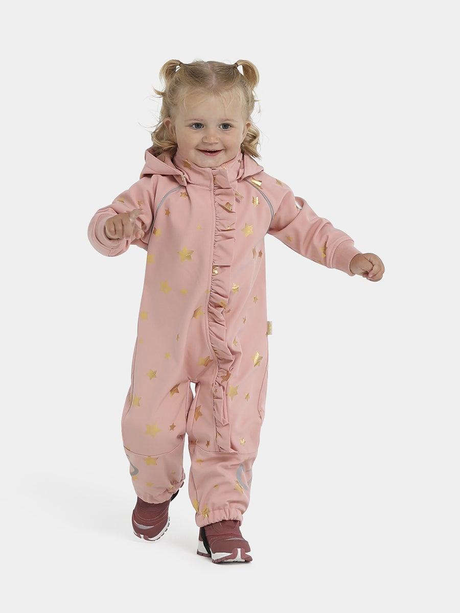 Petite Chérie Atelier Paulin Softshell-haalari, Mellow Rose, Koko 80