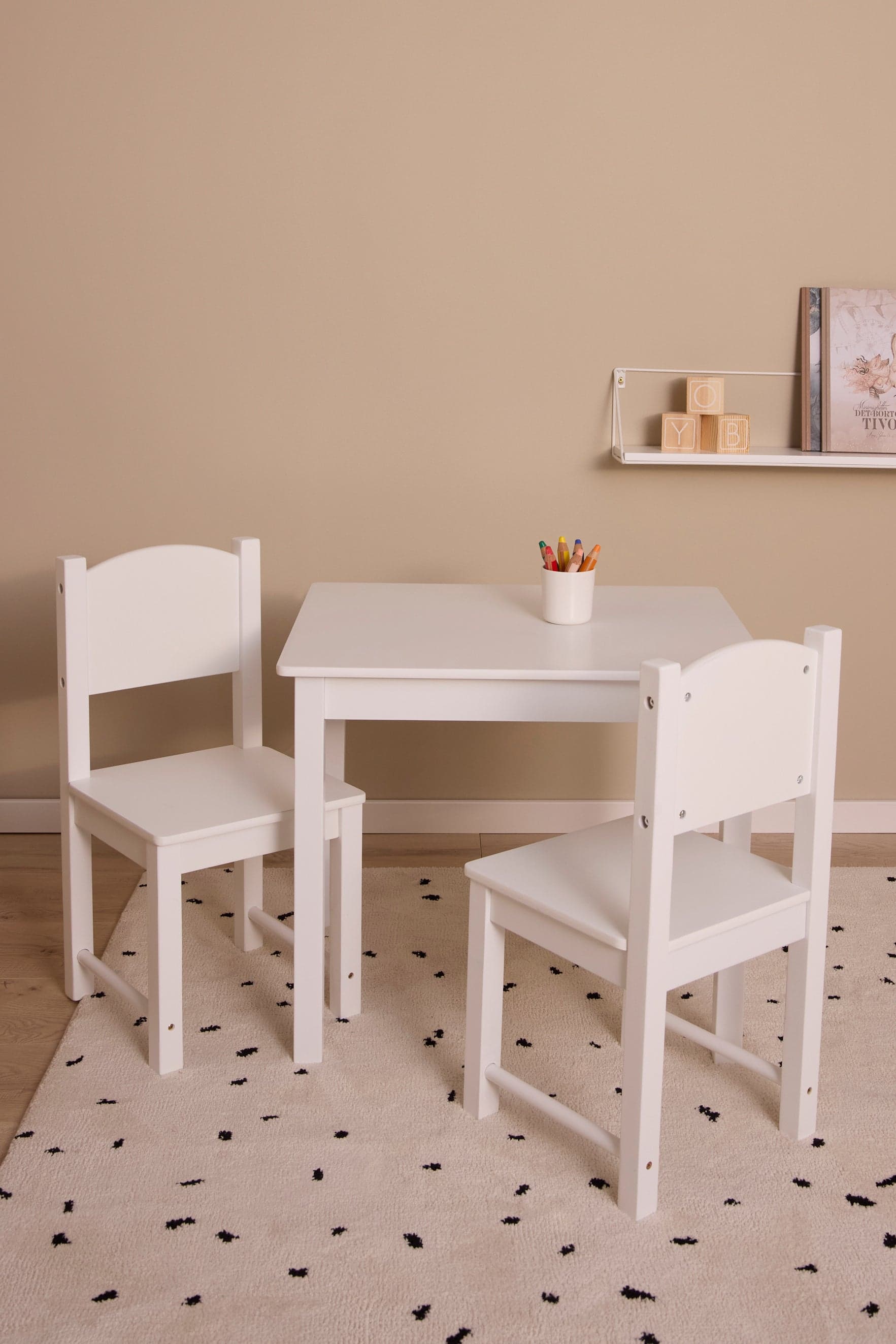 Alice & Fox ZOE Pöytä Ja Tuolit, Valkoinen