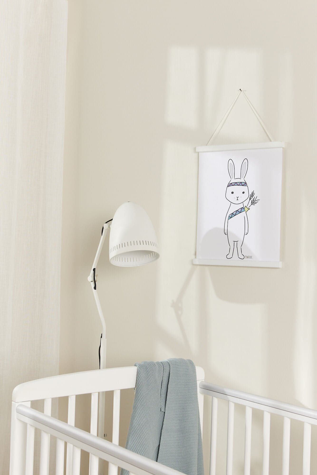 Minitude Julisteenripustin Pieni, Valkoinen