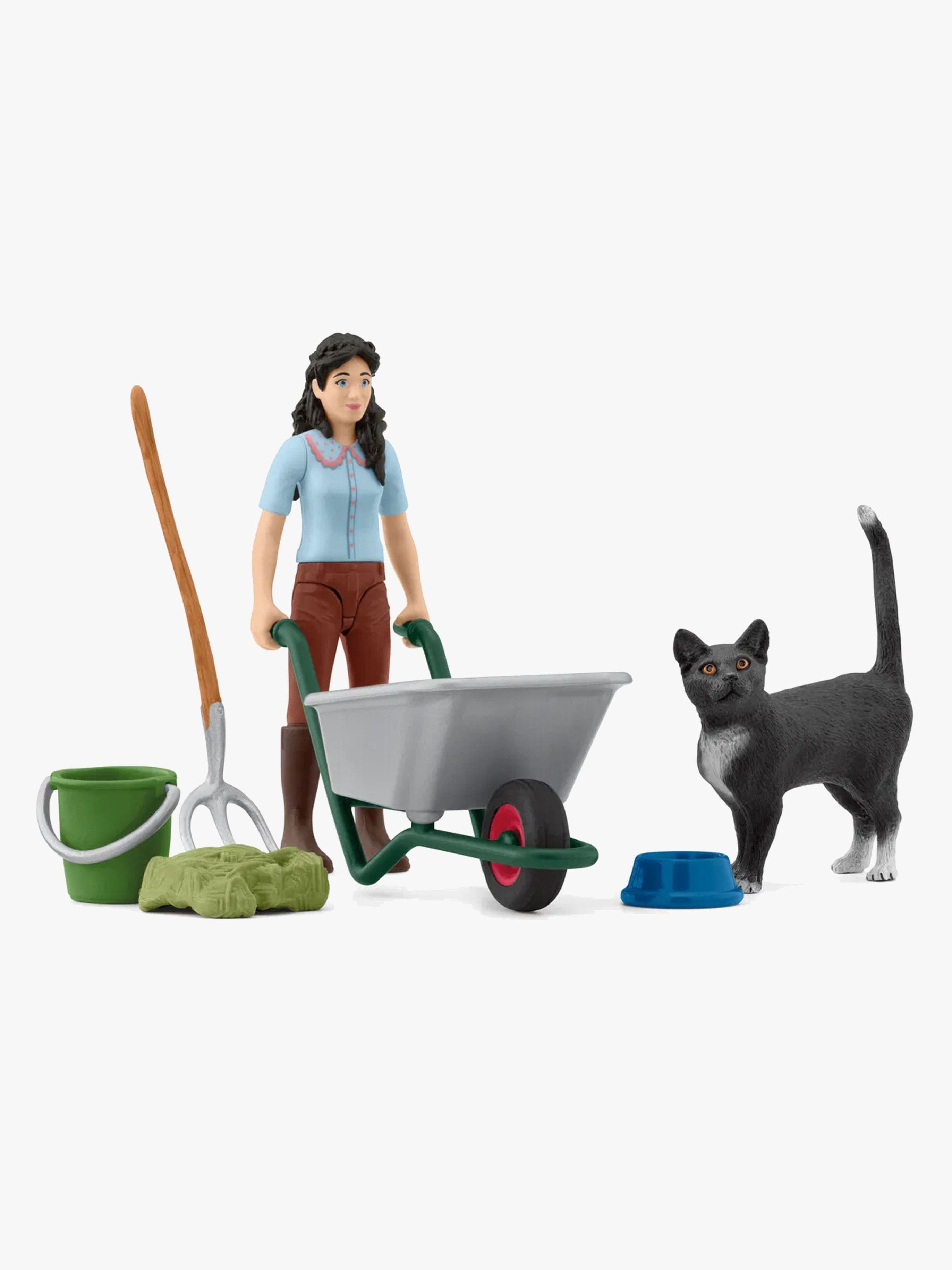 Schleich 42747 Pocket Set Tallin siivous Leikkisetti