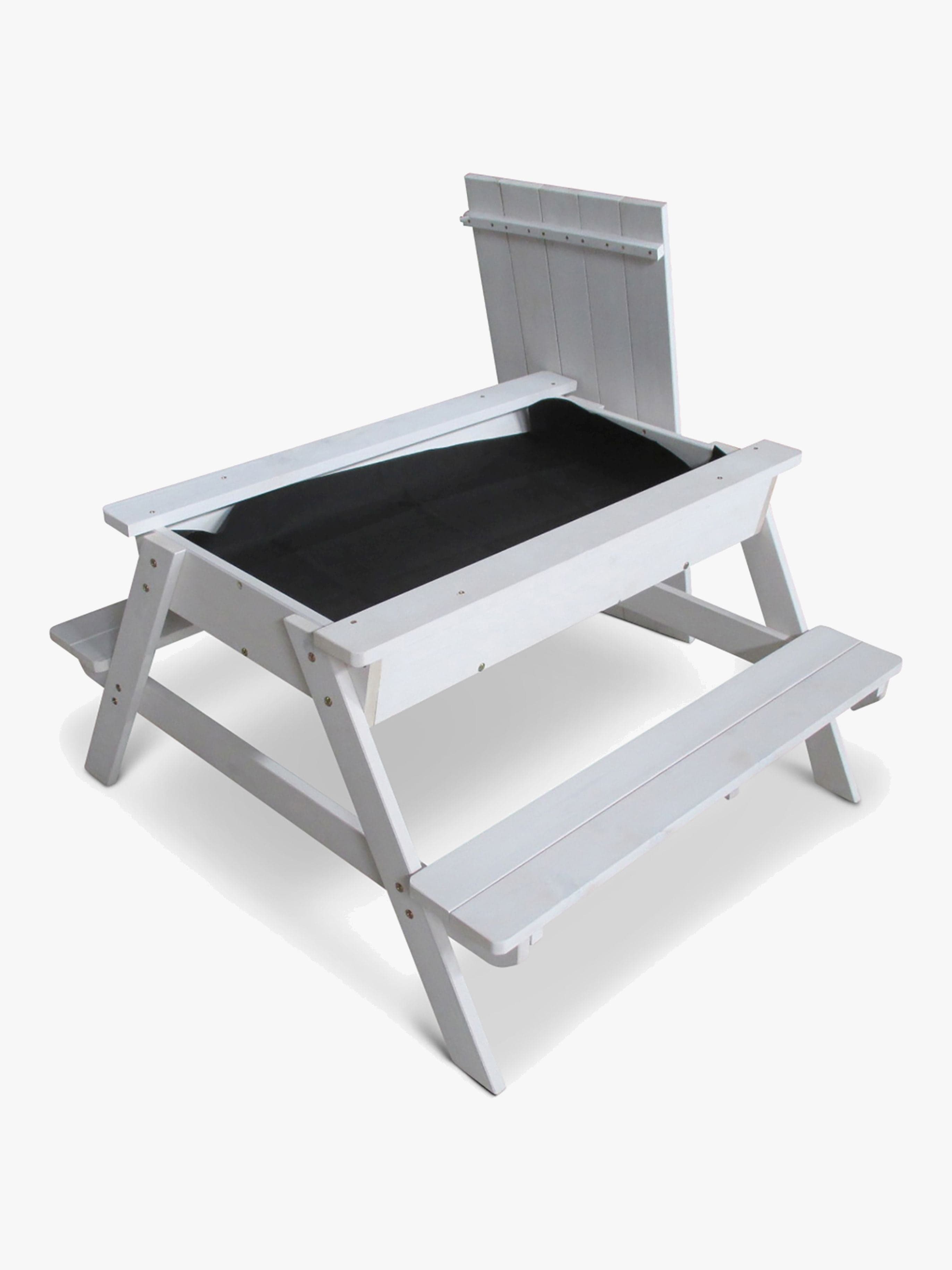 Woodlii Piknikpöytä Hiekkalaatikolla, Valkoinen