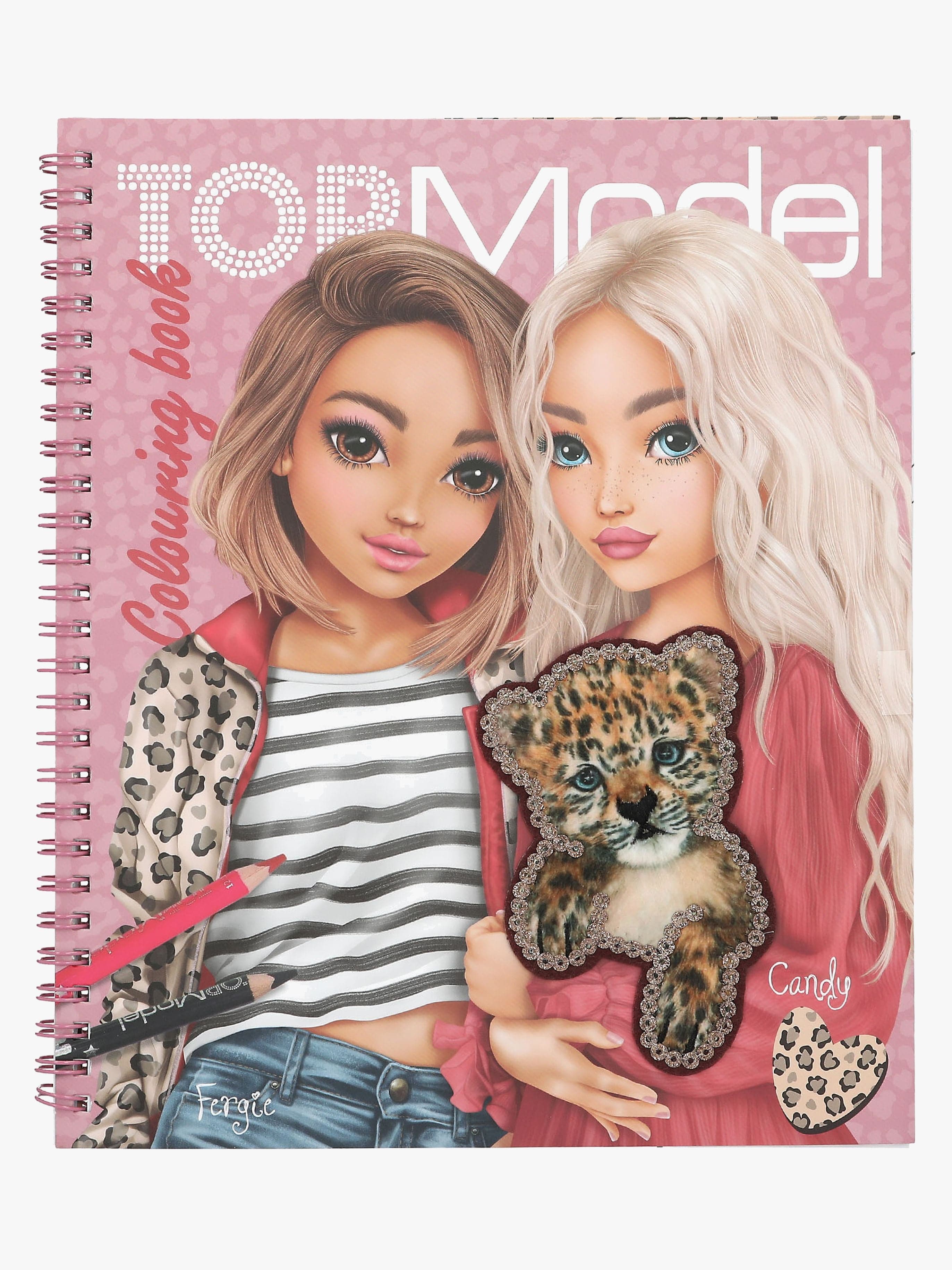 TOP Model LEOHEART Värityskirja + Paljetit