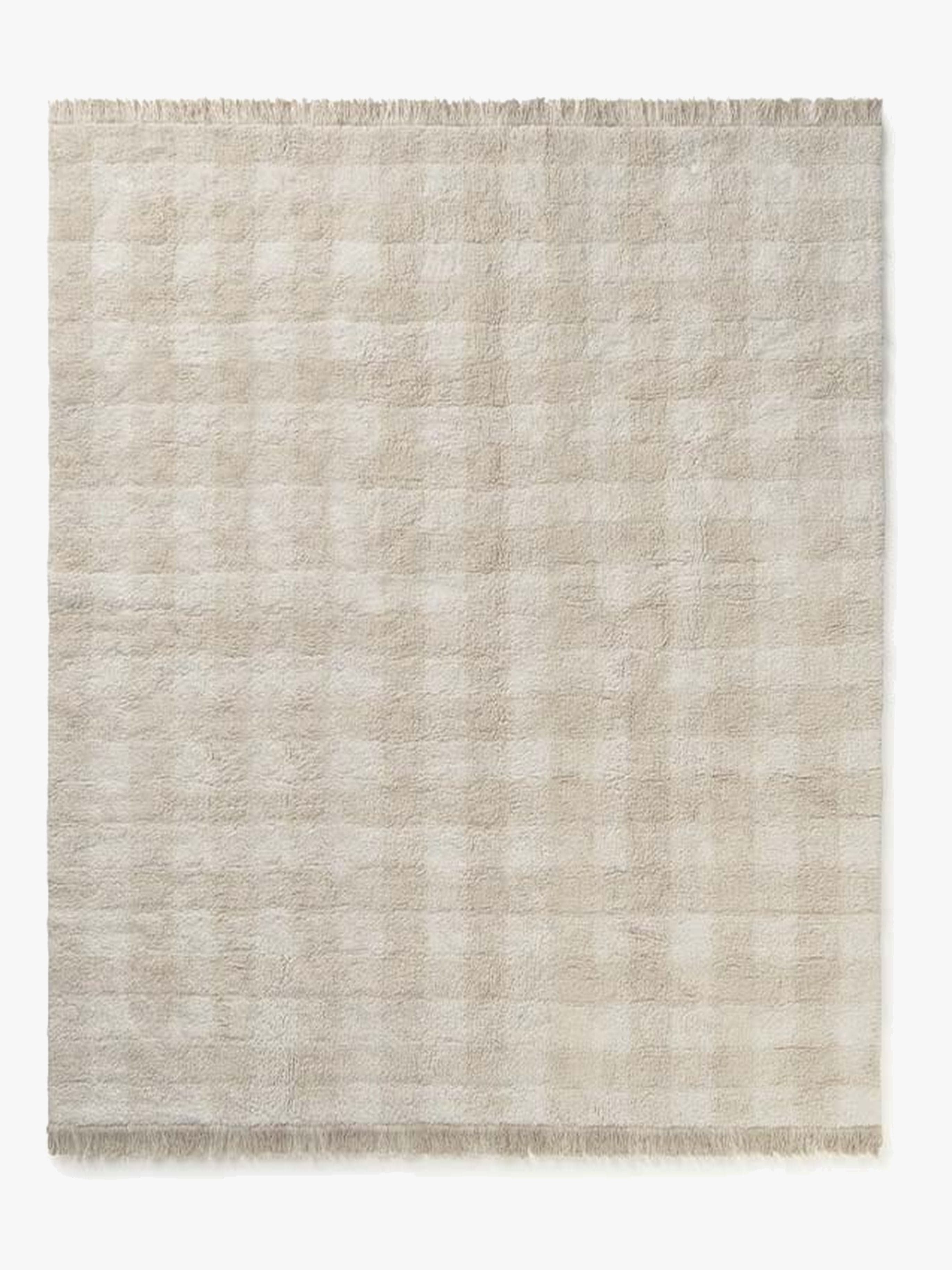 LorenaCanals Pestävä Vichy Matto 90x120 cm, Ivory