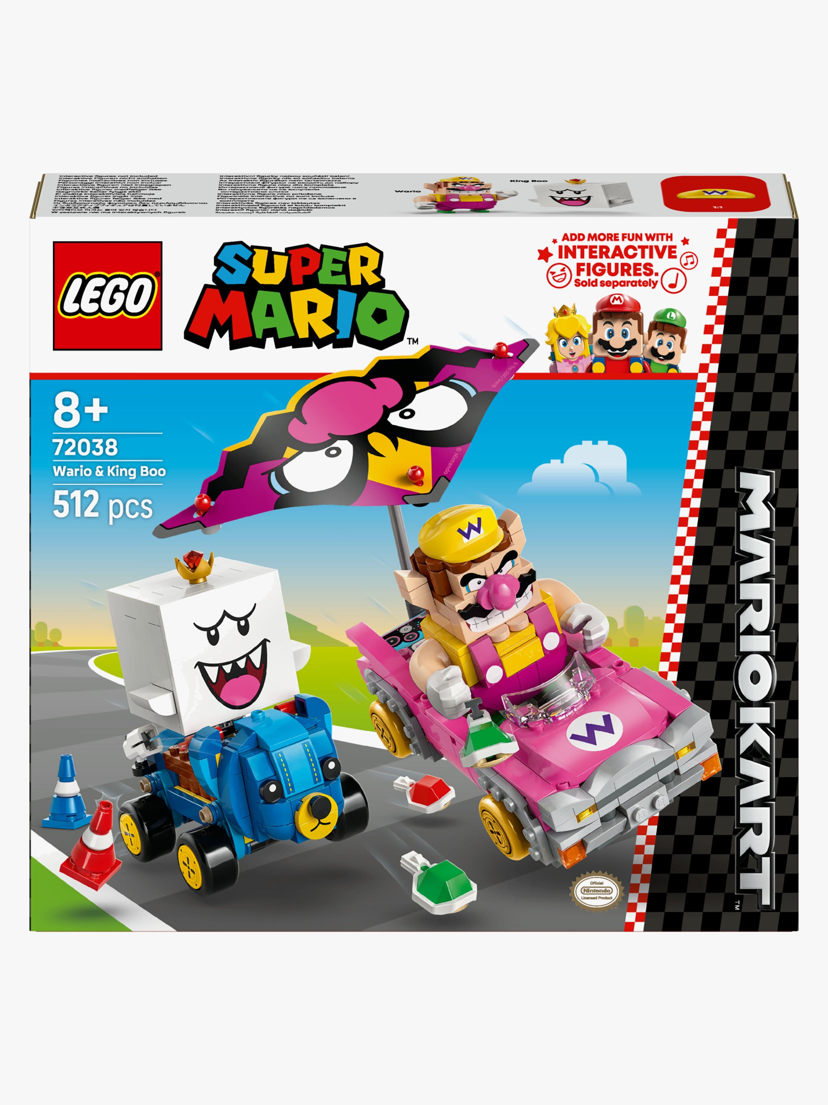 LEGO Super Mario 72038 Mario Kart – Wario ja King Boo