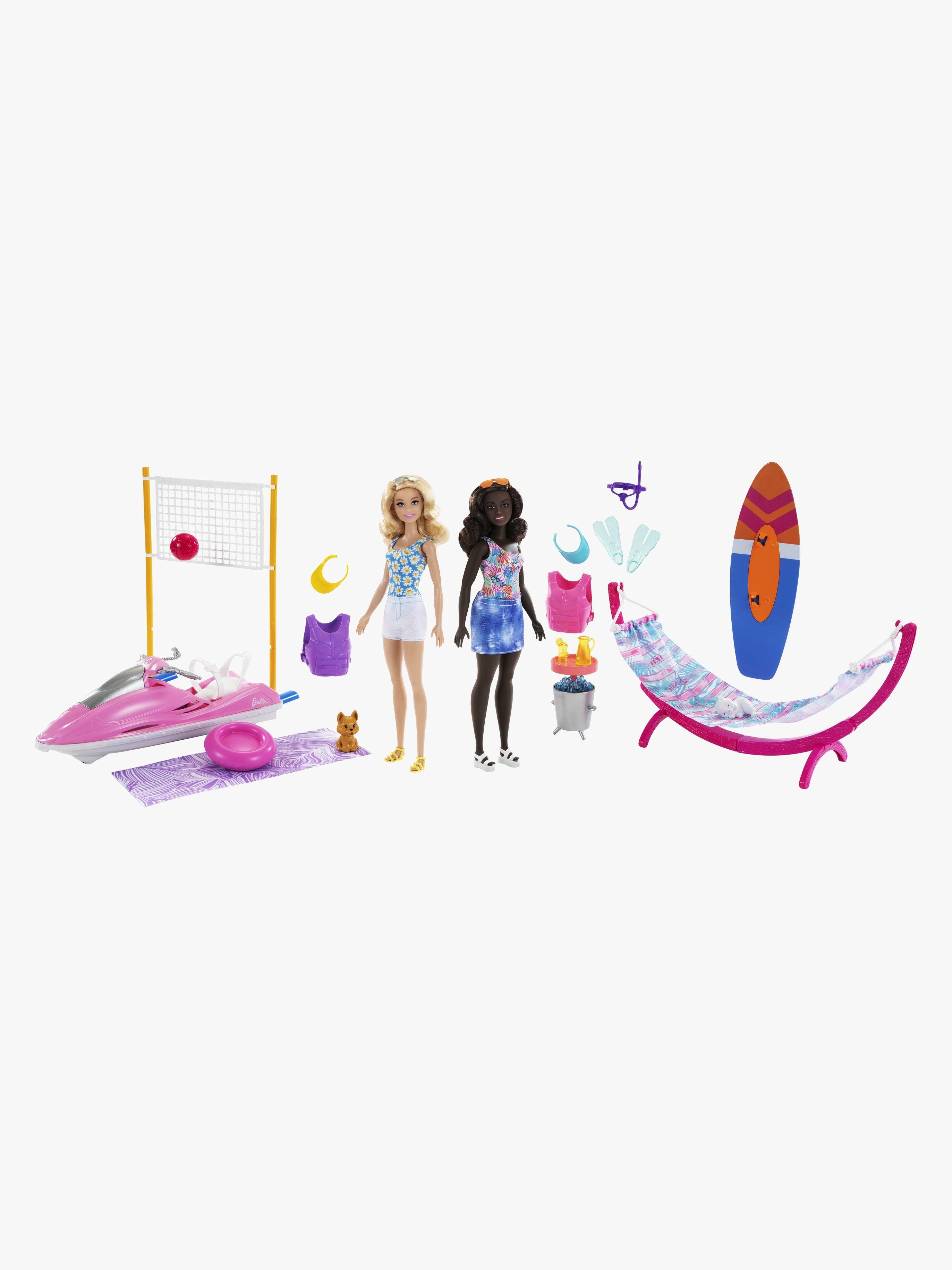 Barbie Beach Friends Nuket Ja Tarvikkeet
