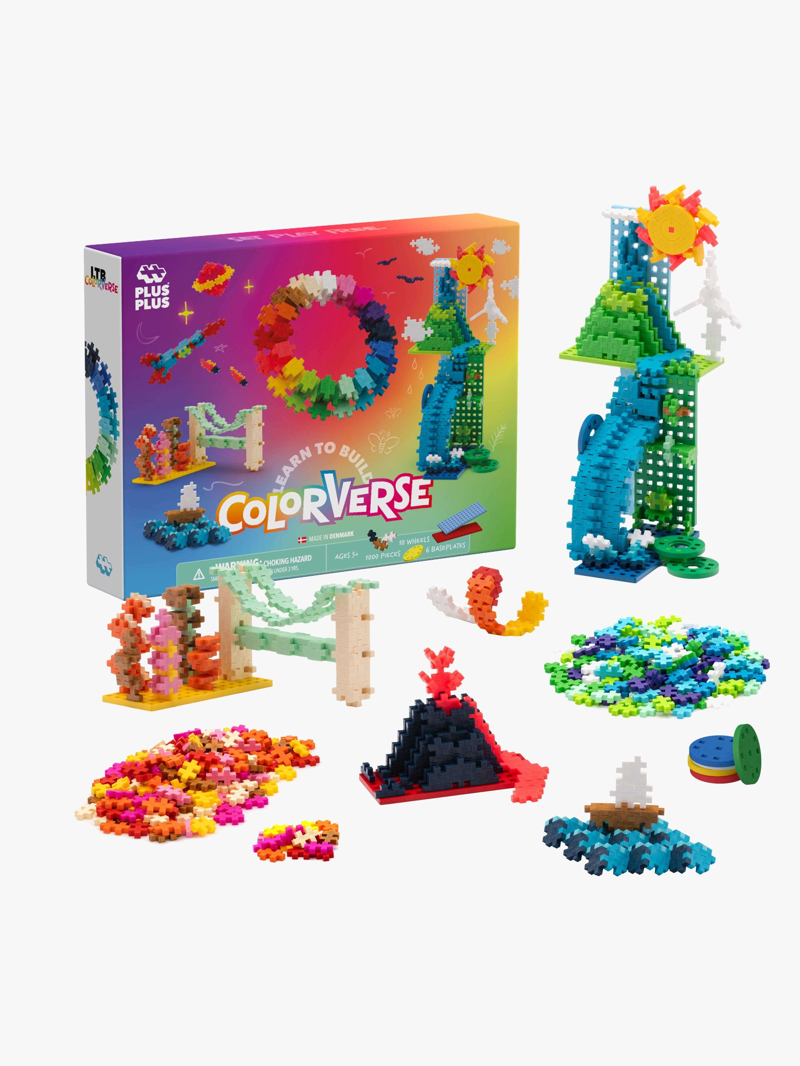 Plus-Plus Learn To Build Colorverse Super Rakennussarja