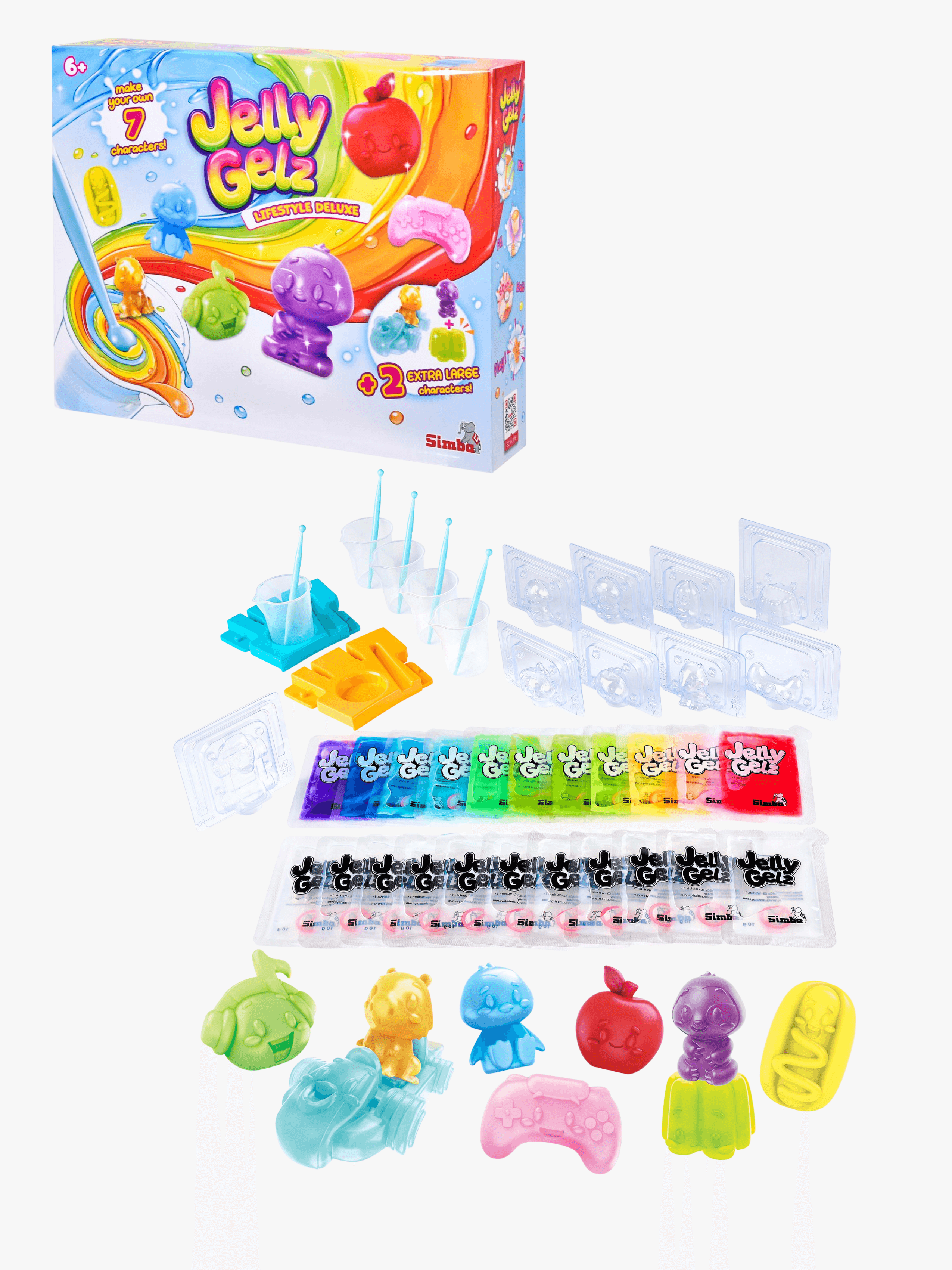 Jelly Gelz Askartelusetti Lifestyle Deluxe Sis. Geeliä & Muotteja