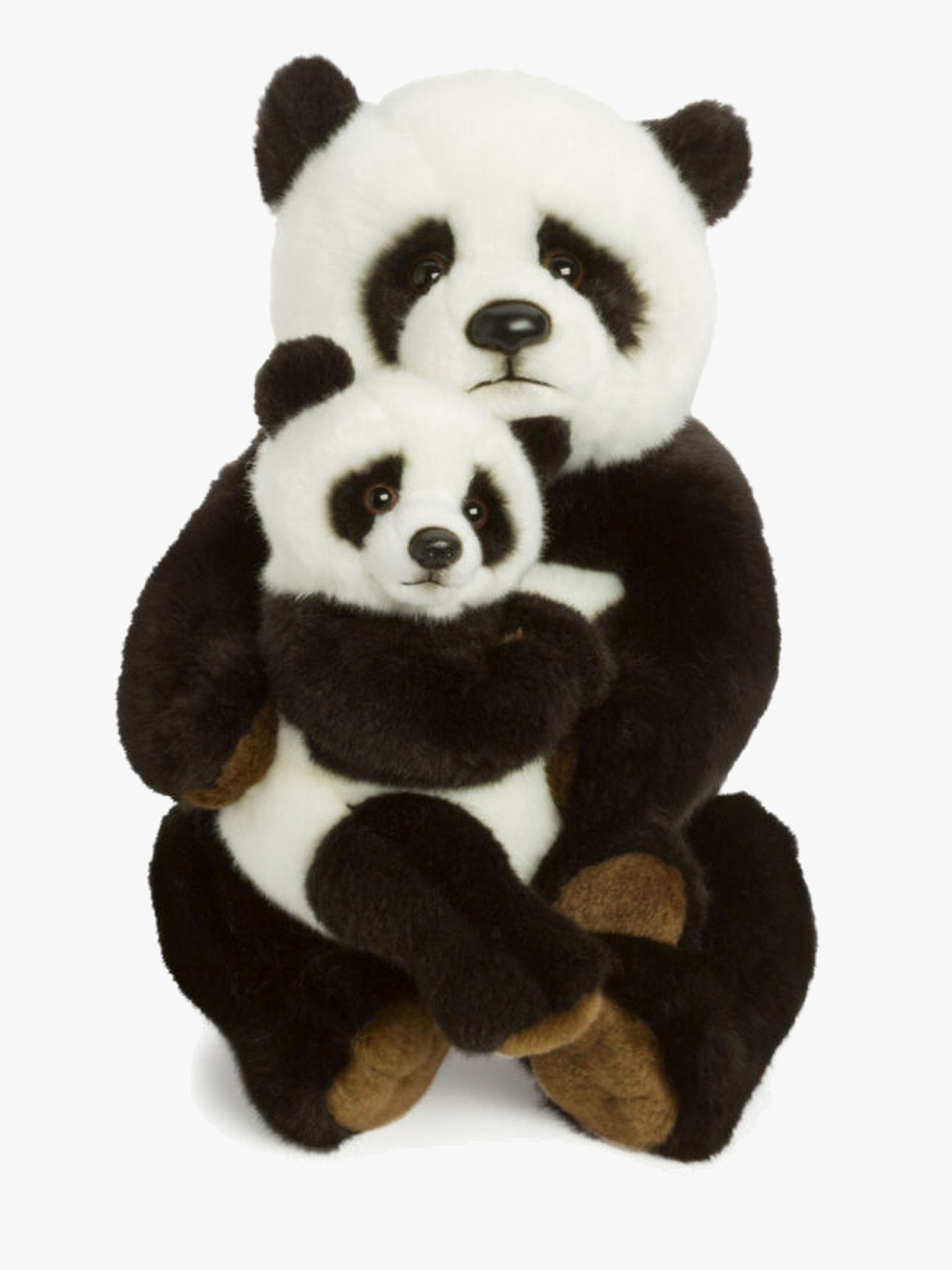 WWF Pehmolelu Panda Emo + Poikanen 28 cm