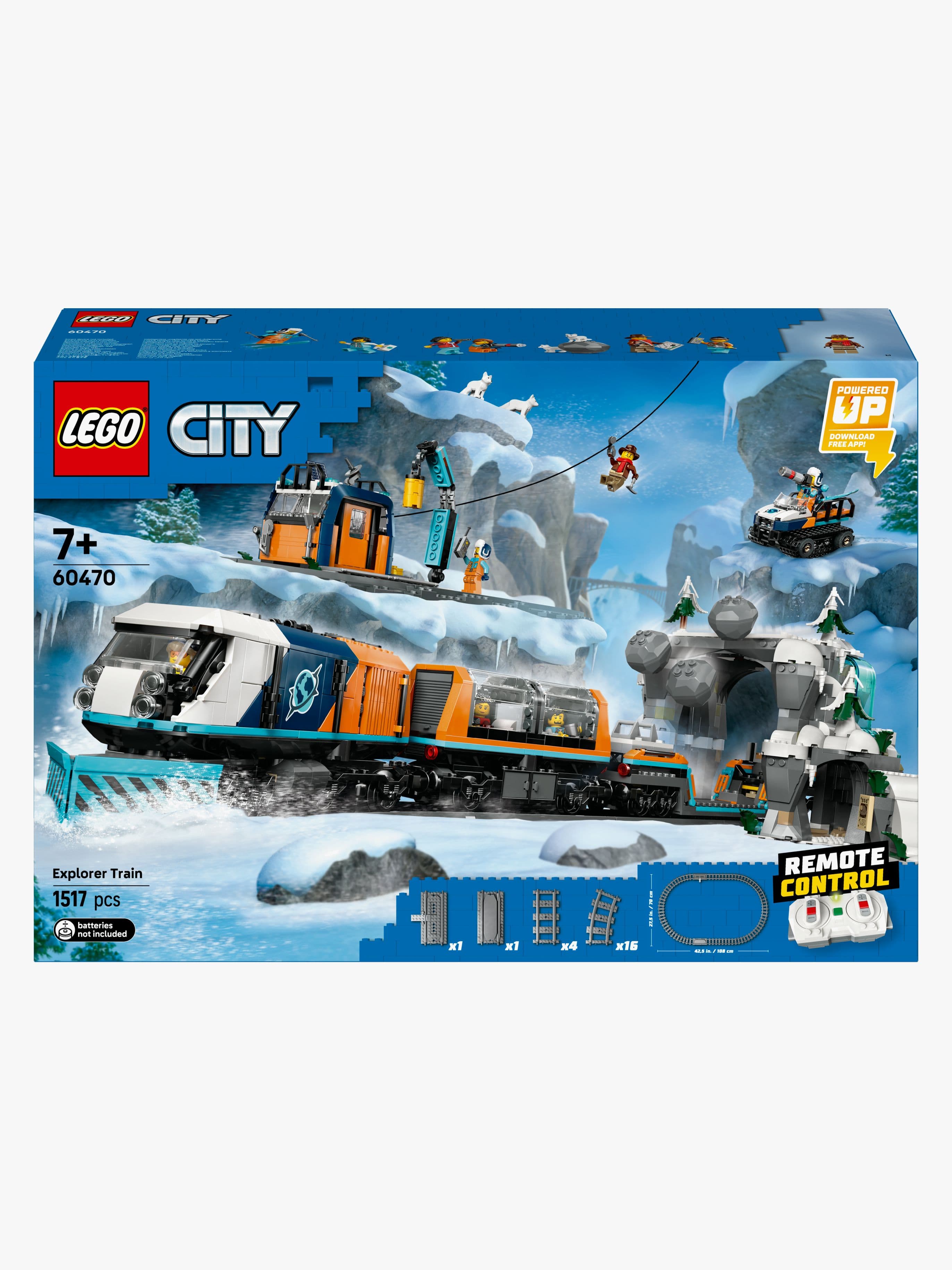 LEGO City 60470 Arktisten tutkimusretkeilijöiden pikajuna