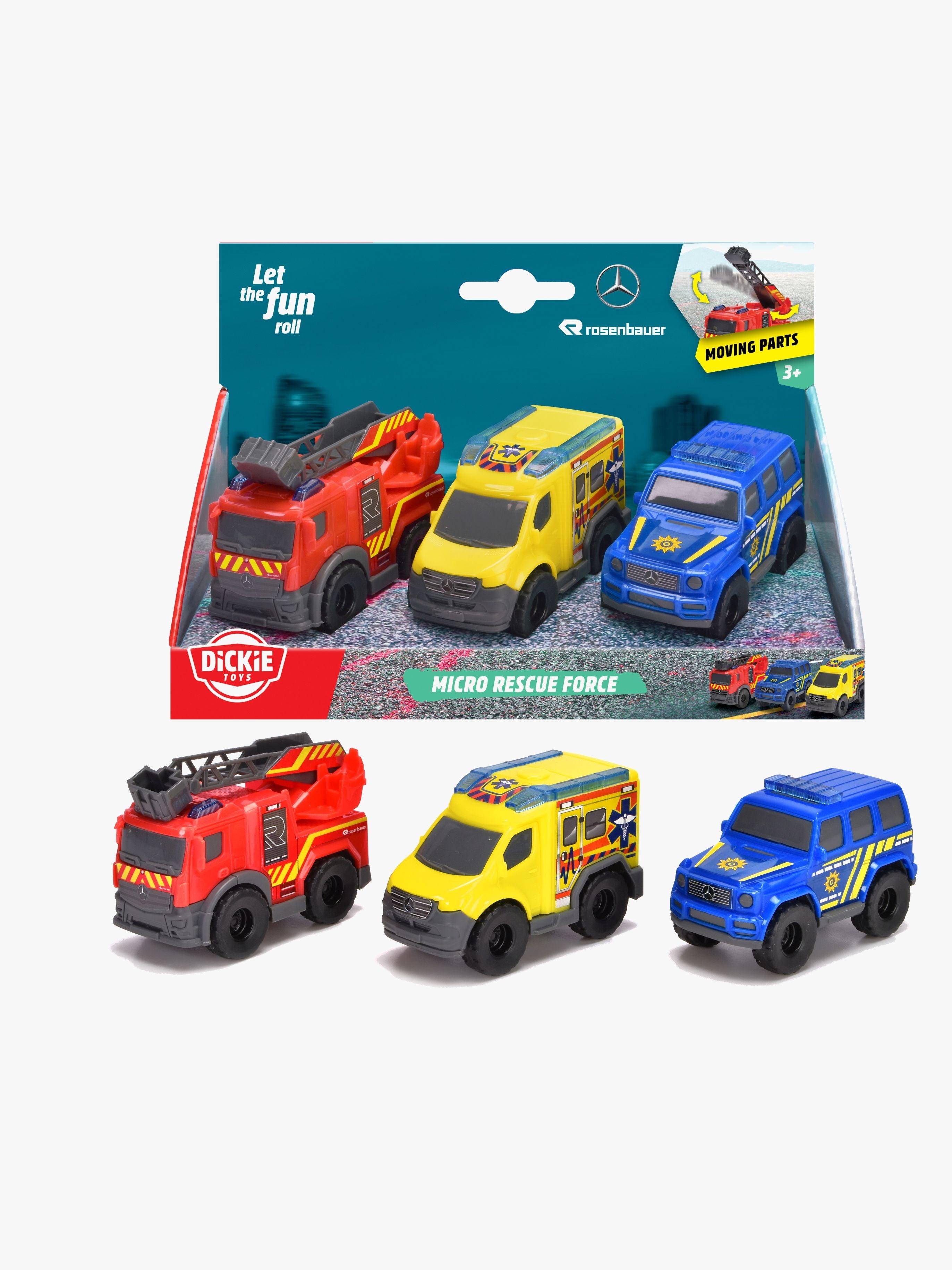Dickie Toys Mini Pelastusautot 3-pack
