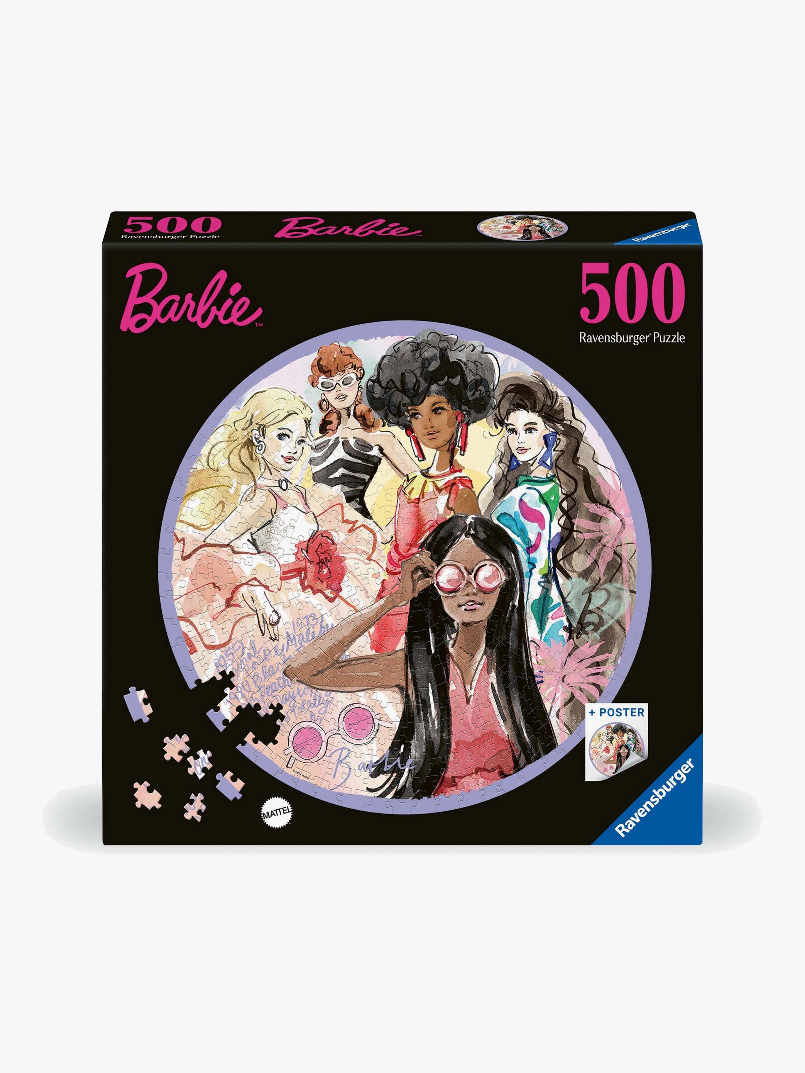 Ravensburger Pyöreä Barbie Palapeli 500
