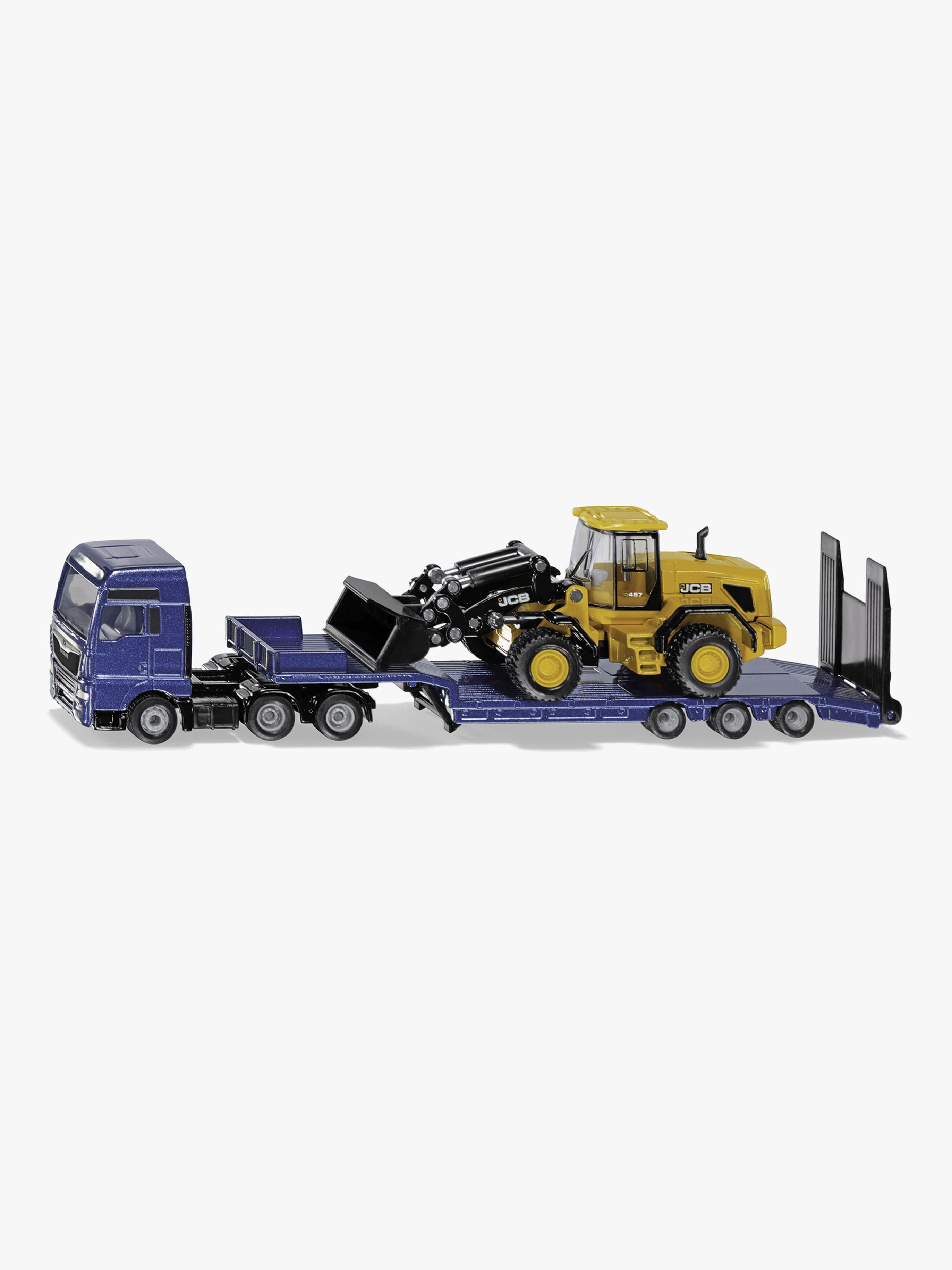 Siku Kuorma-auto Lavetti + JBC Kauhakuormaaja 1:87