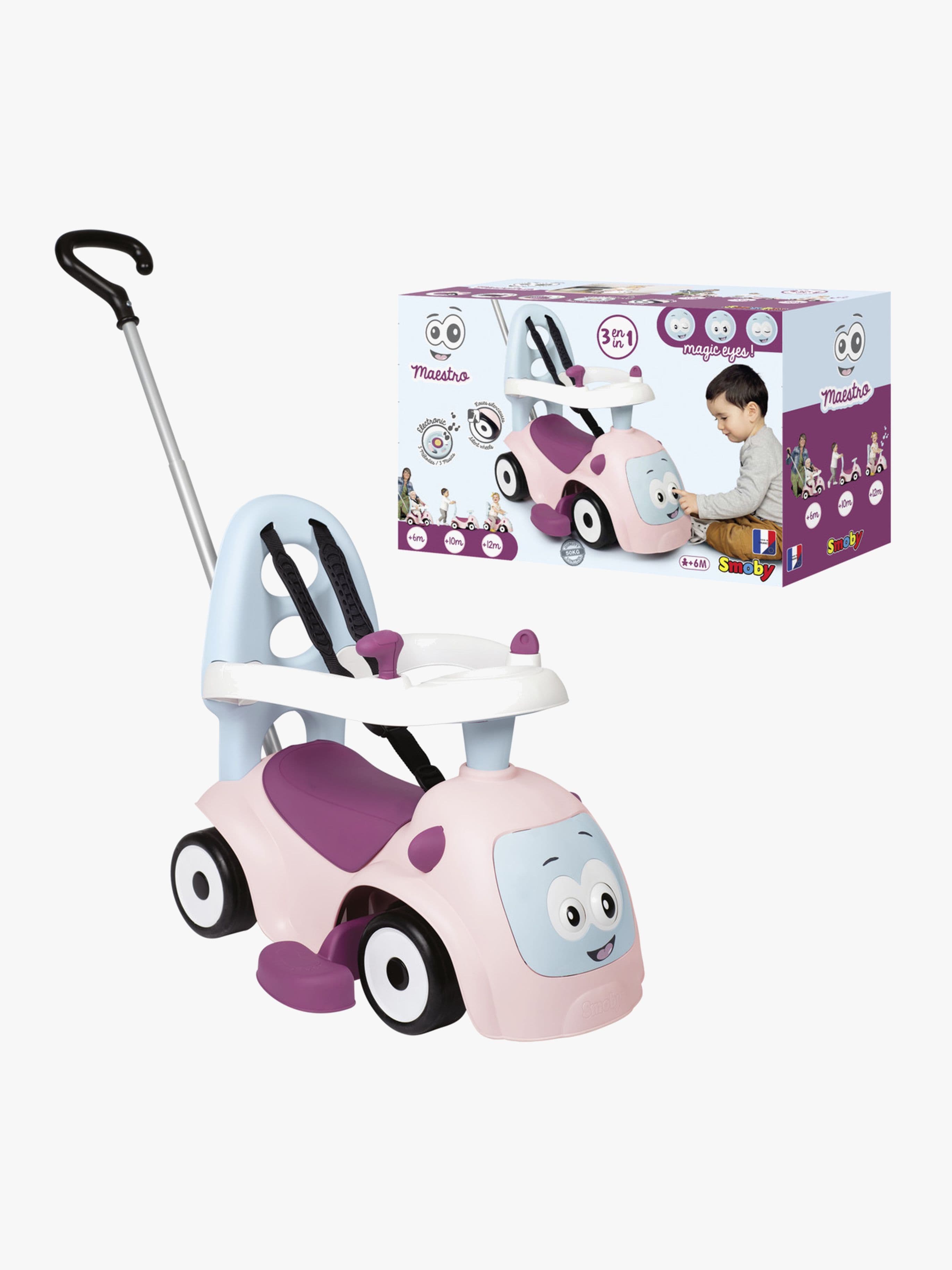 Smoby Maestro Potkuauto, Vaaleanpunainen