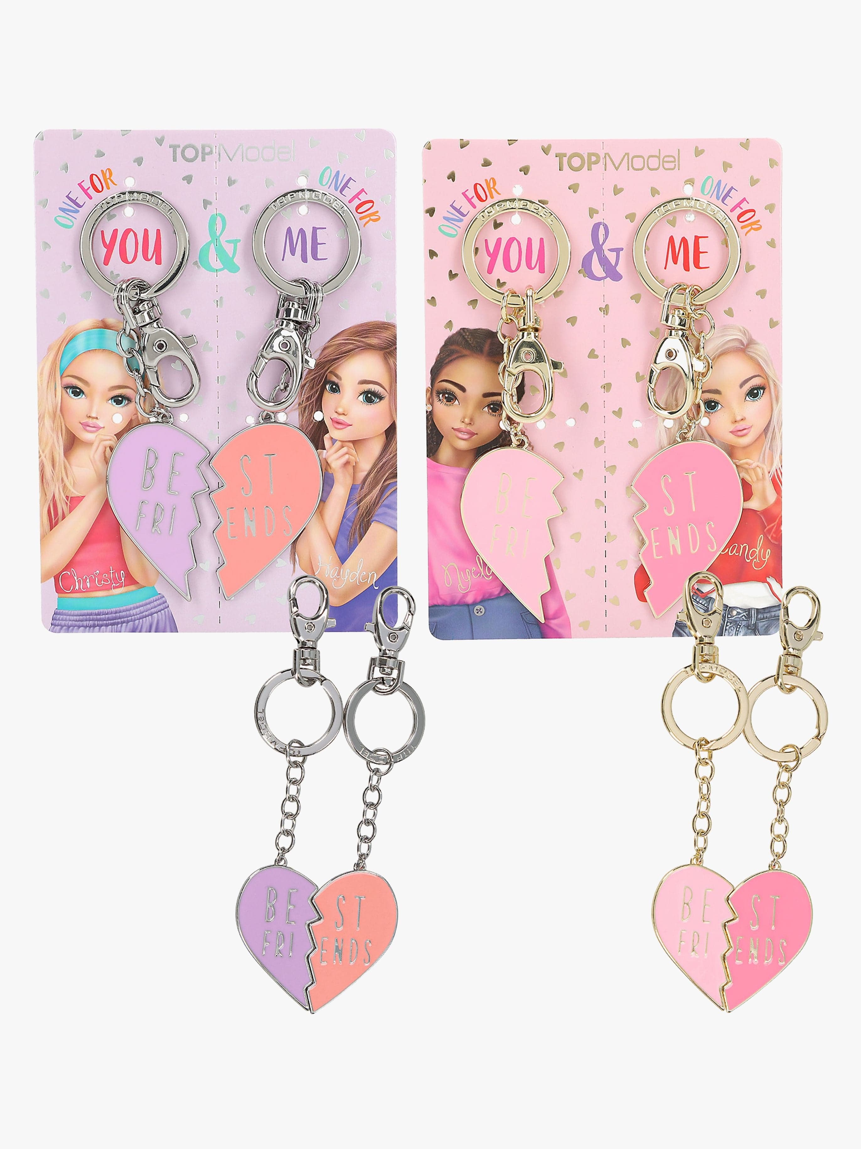 TOPModel Avaimenperät BFF 2-pack, Lajitellut