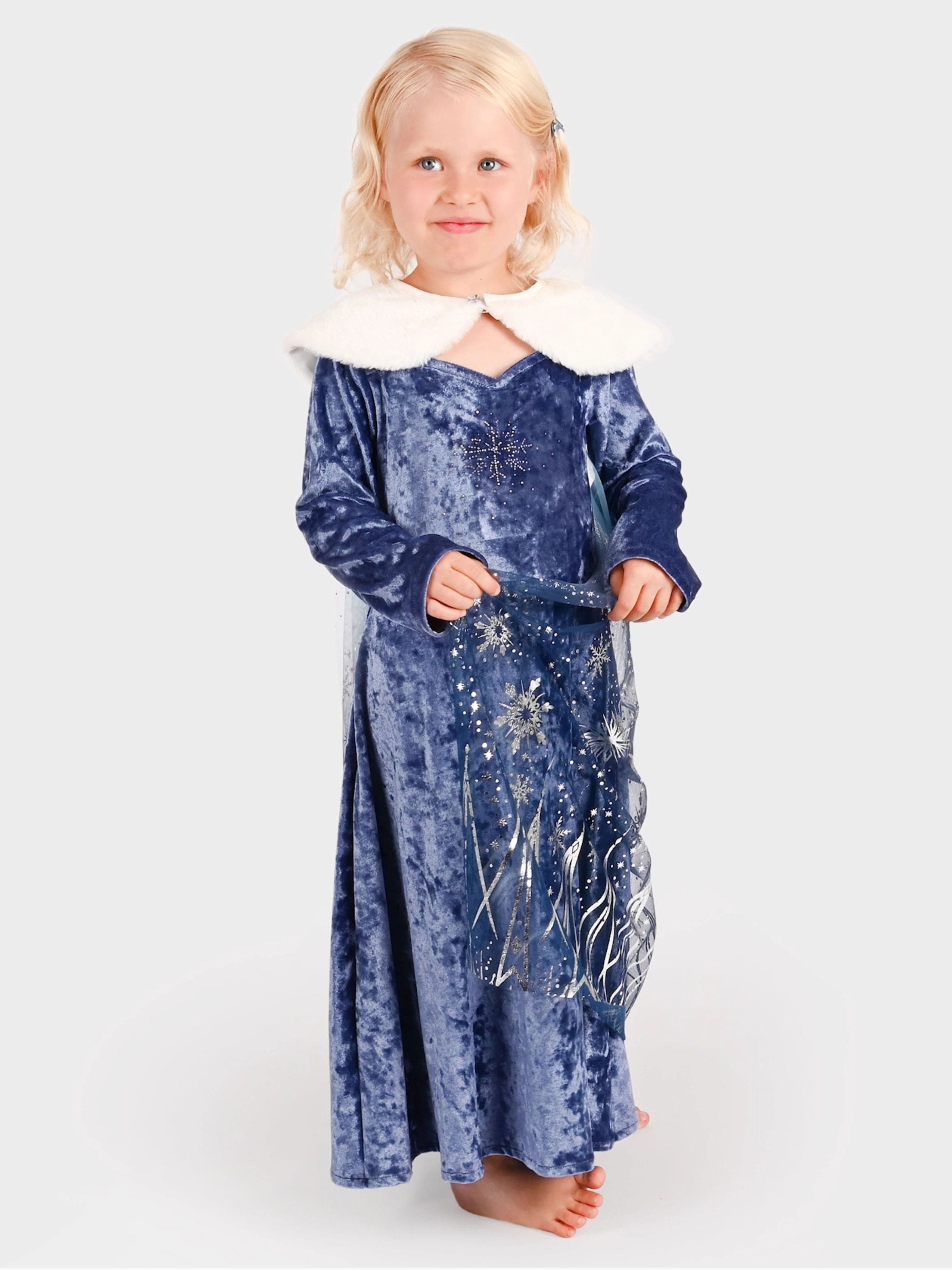Den Goda Fen Naamiaisasu Talviprinsessa 110–116 cm, Sininen, 110-116