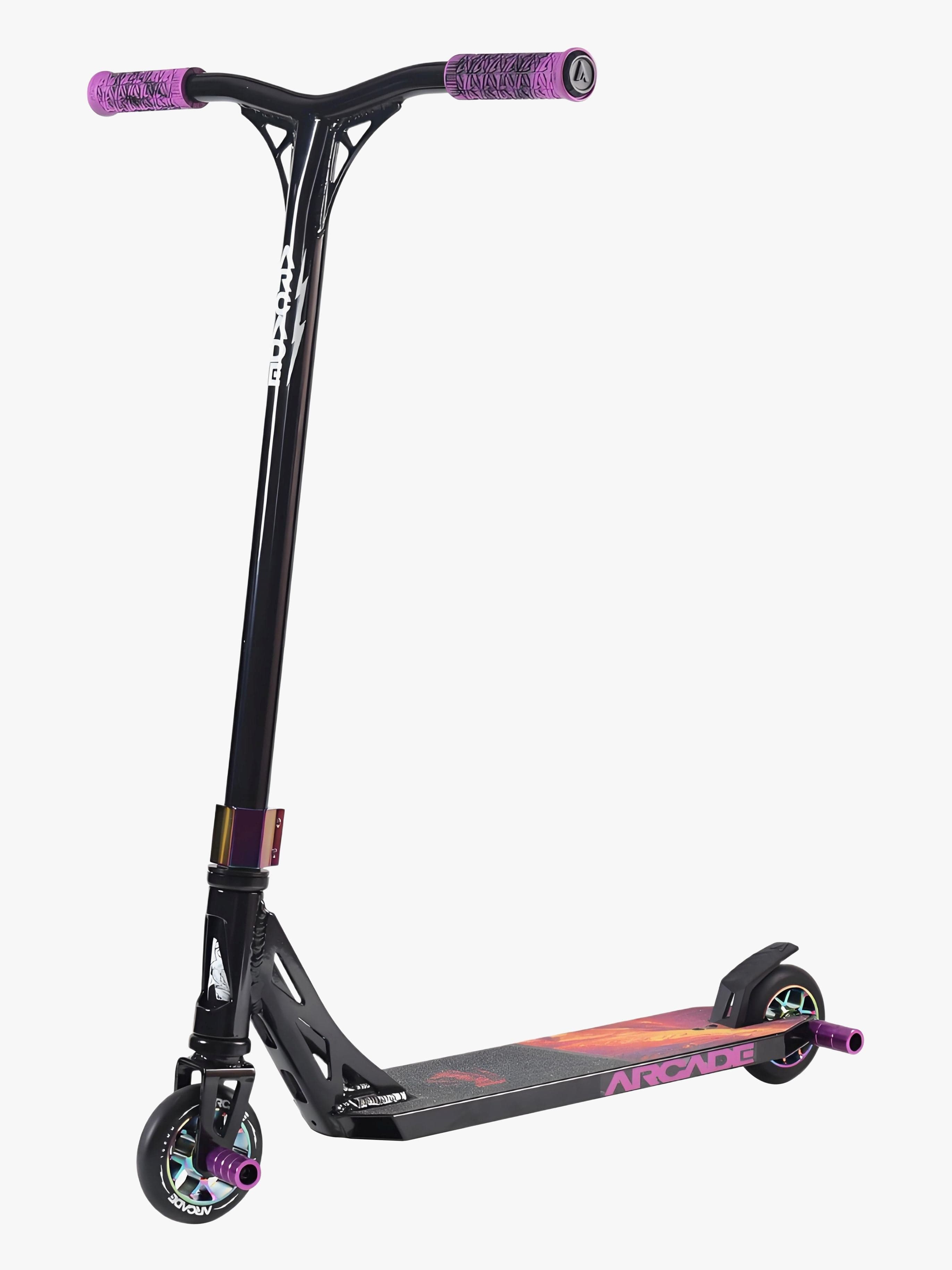 Pinepeak Stunt Potkulauta, Musta/Neo Chrome