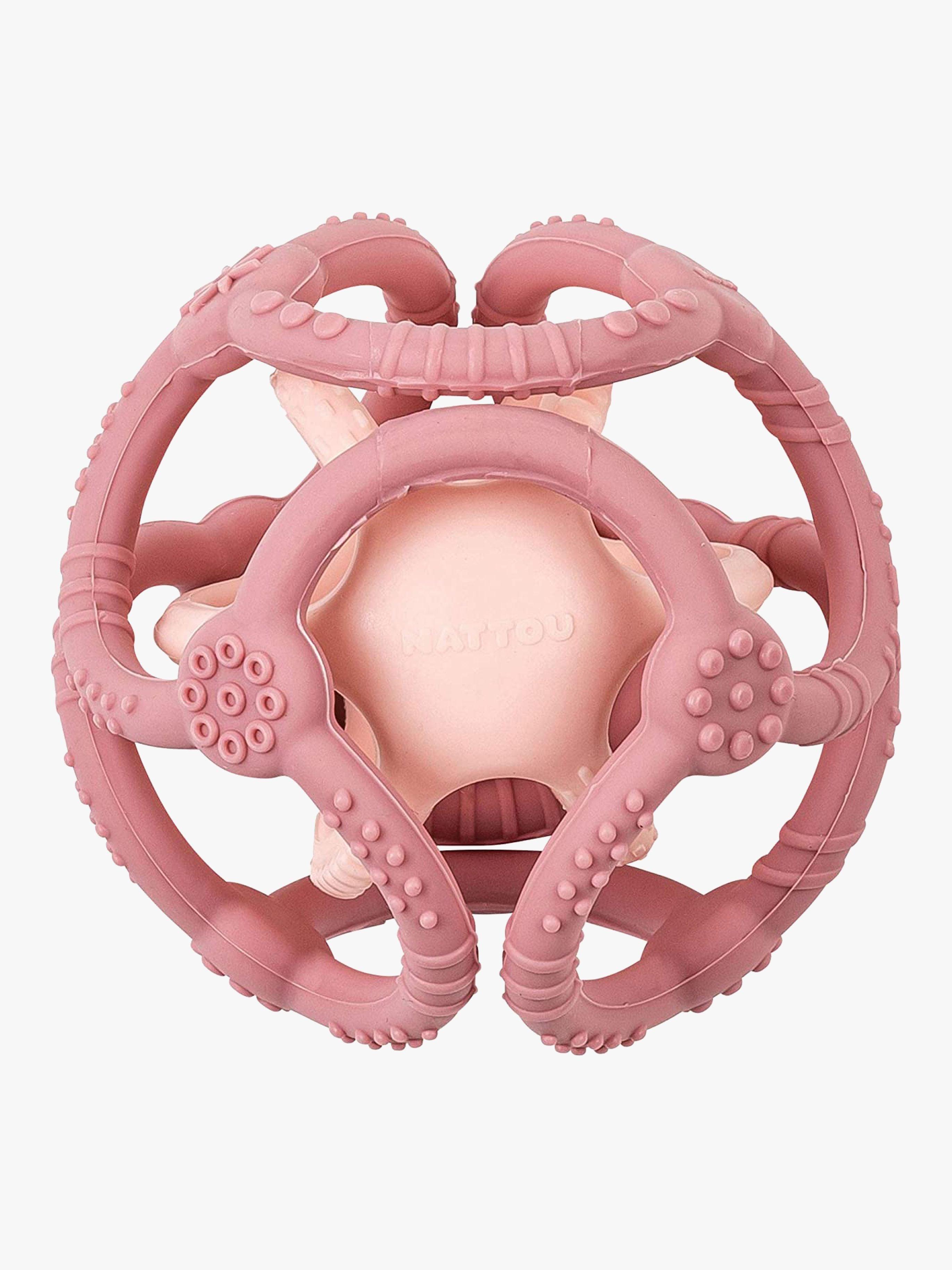 Nattou Soft Silicone Purulelu, Vaaleanpunainen