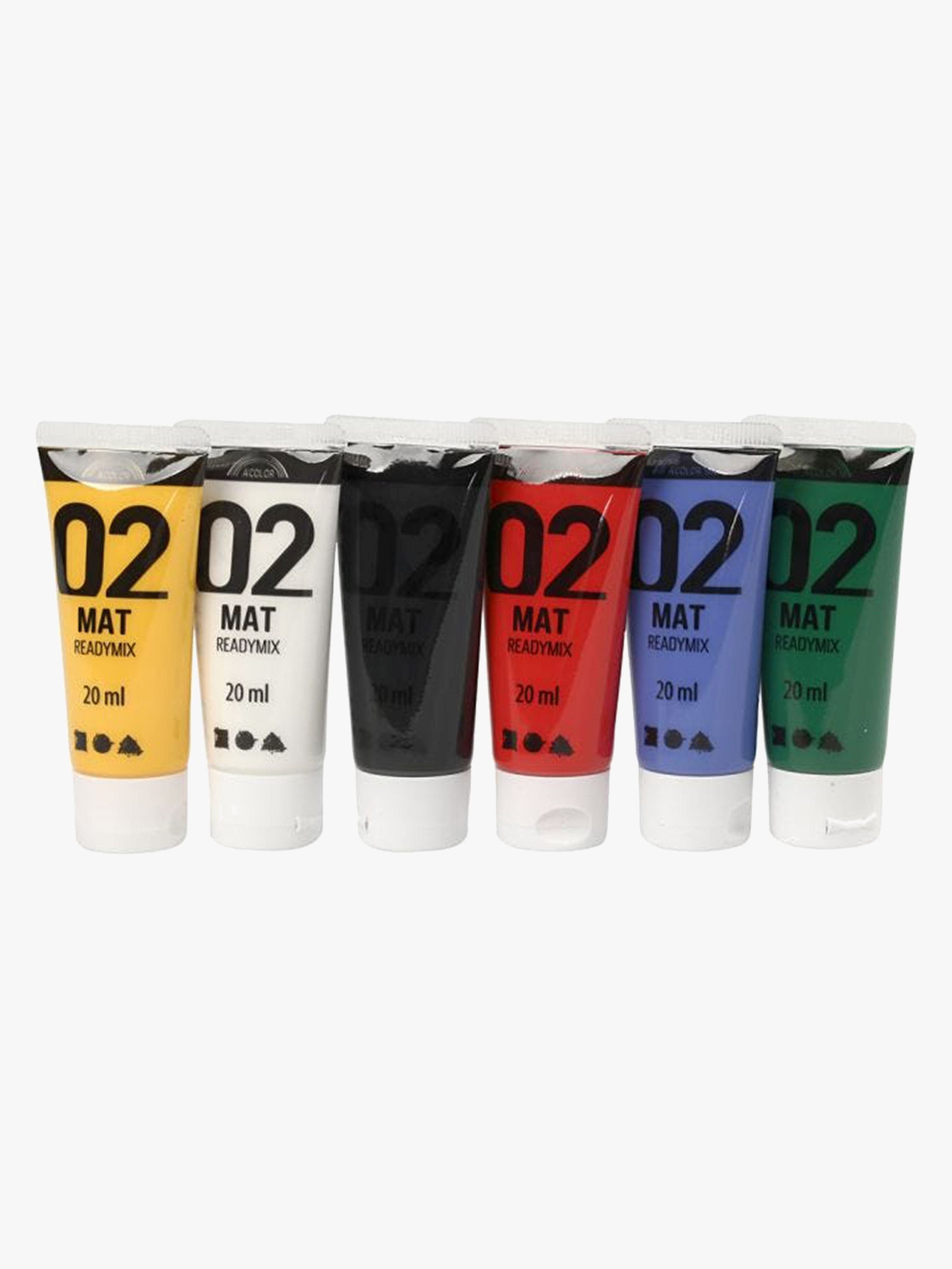 A-color Readymix Akryylivärisetti, Perusvärit