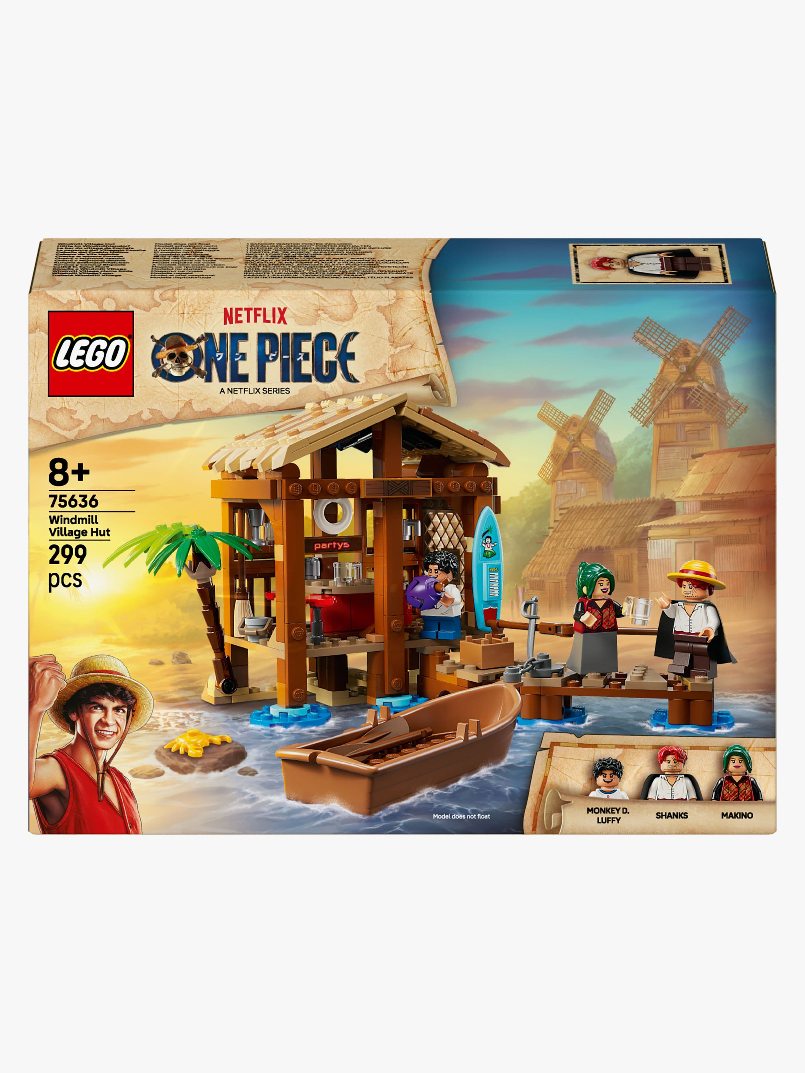 LEGO ONE PIECE 75636 Tuulimyllykylän mökki