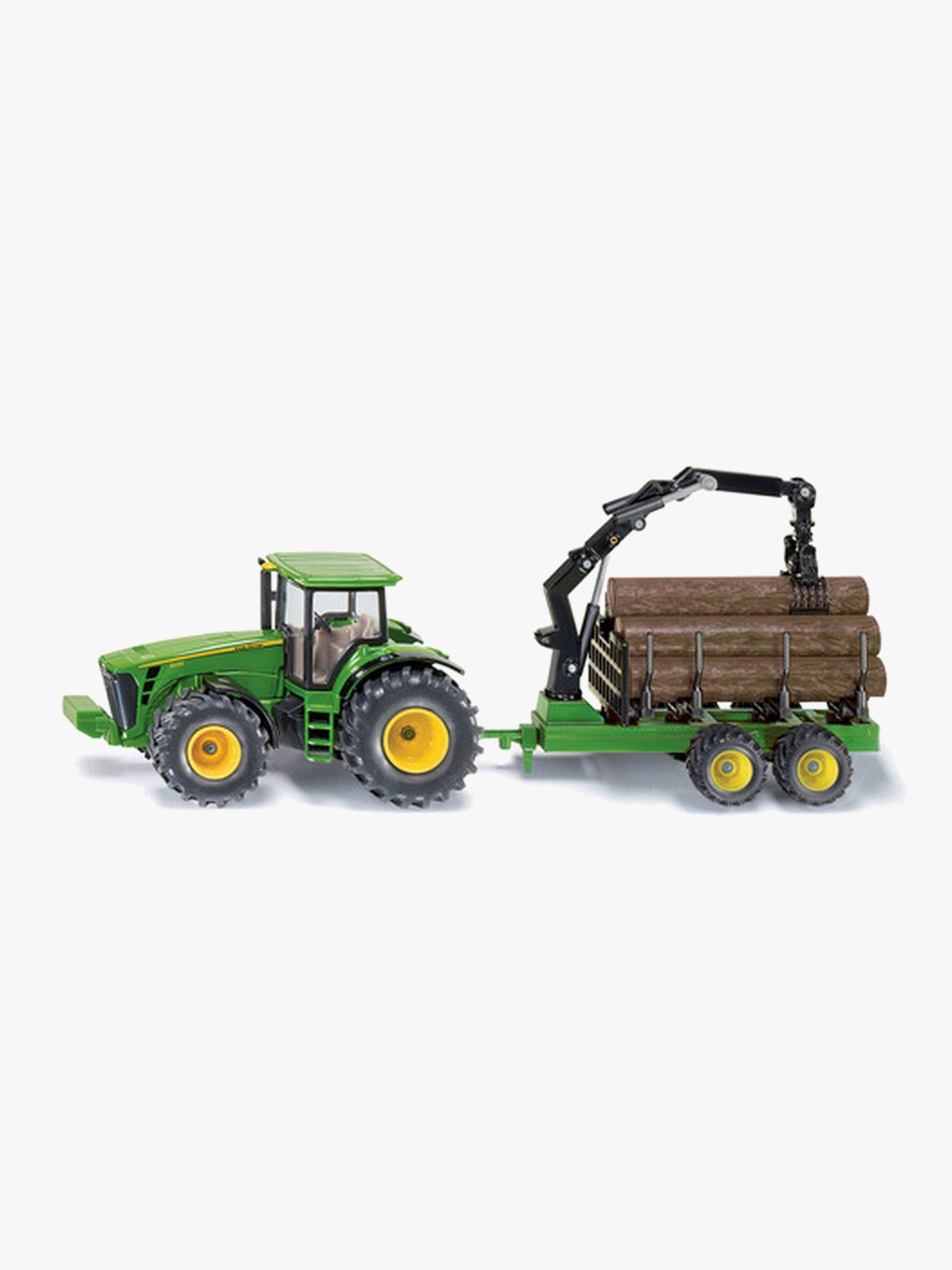 Siku Traktori + Metsäkärry John Deere 1:50