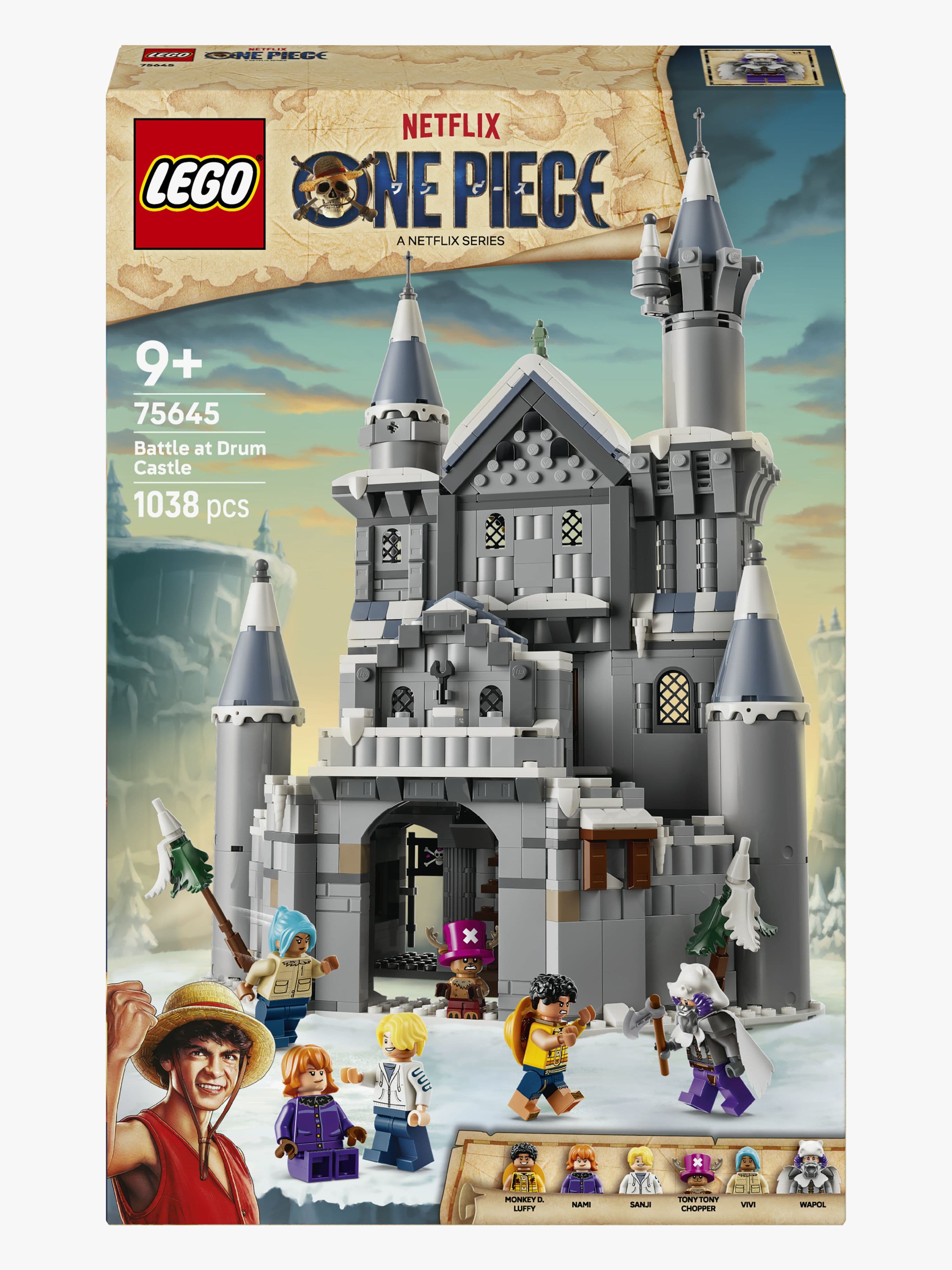 LEGO ONE PIECE 75645 Drumin linnan taistelu
