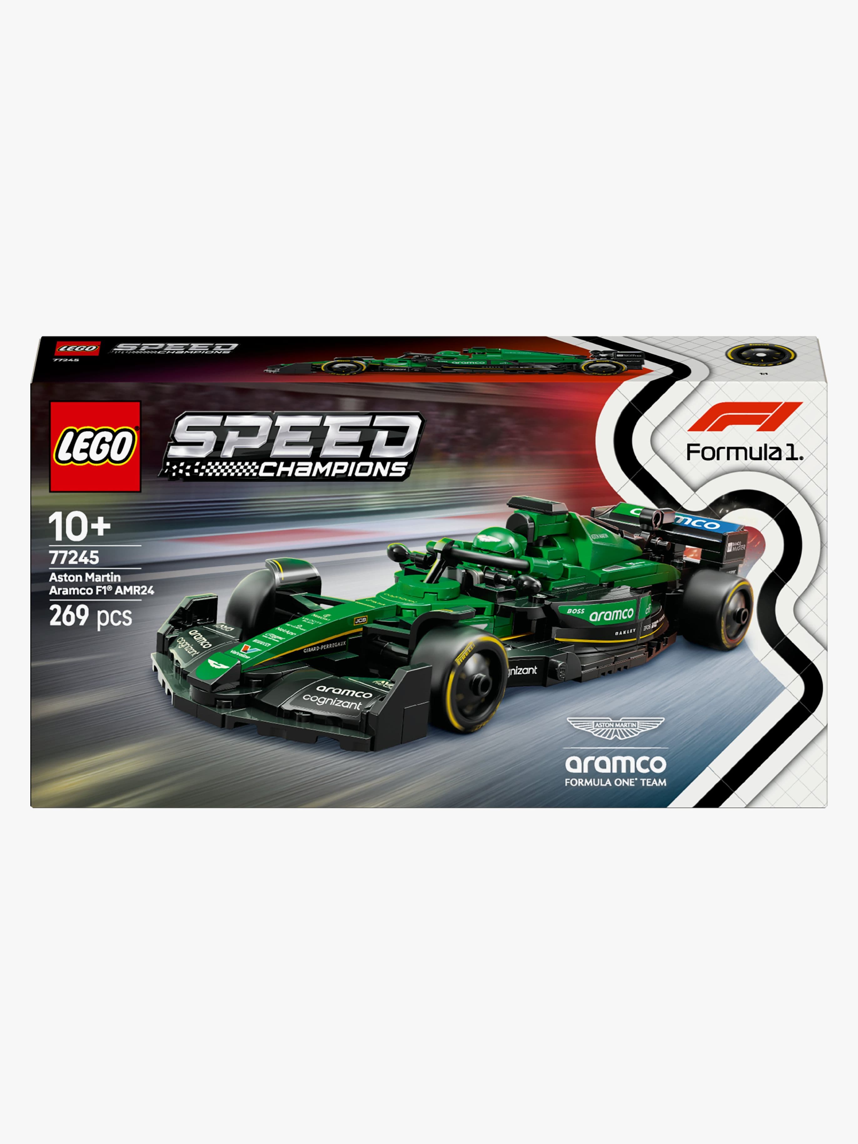LEGO Speed Champions 77245 Aston Martin Aramco F1 AMR24 ‑kilpa-auto