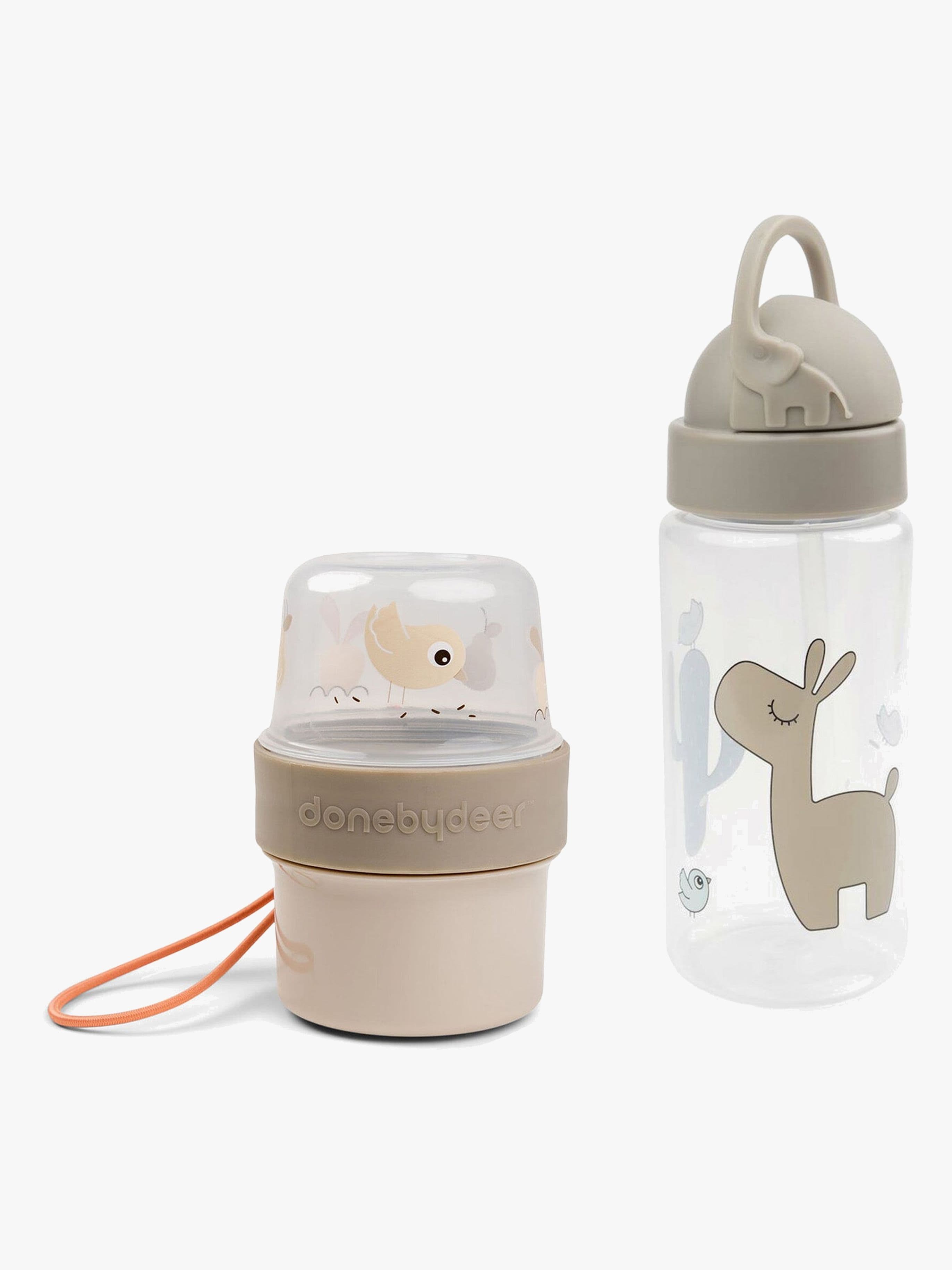 Done By Deer Birdee Välipalarasia + Pullo, Sand