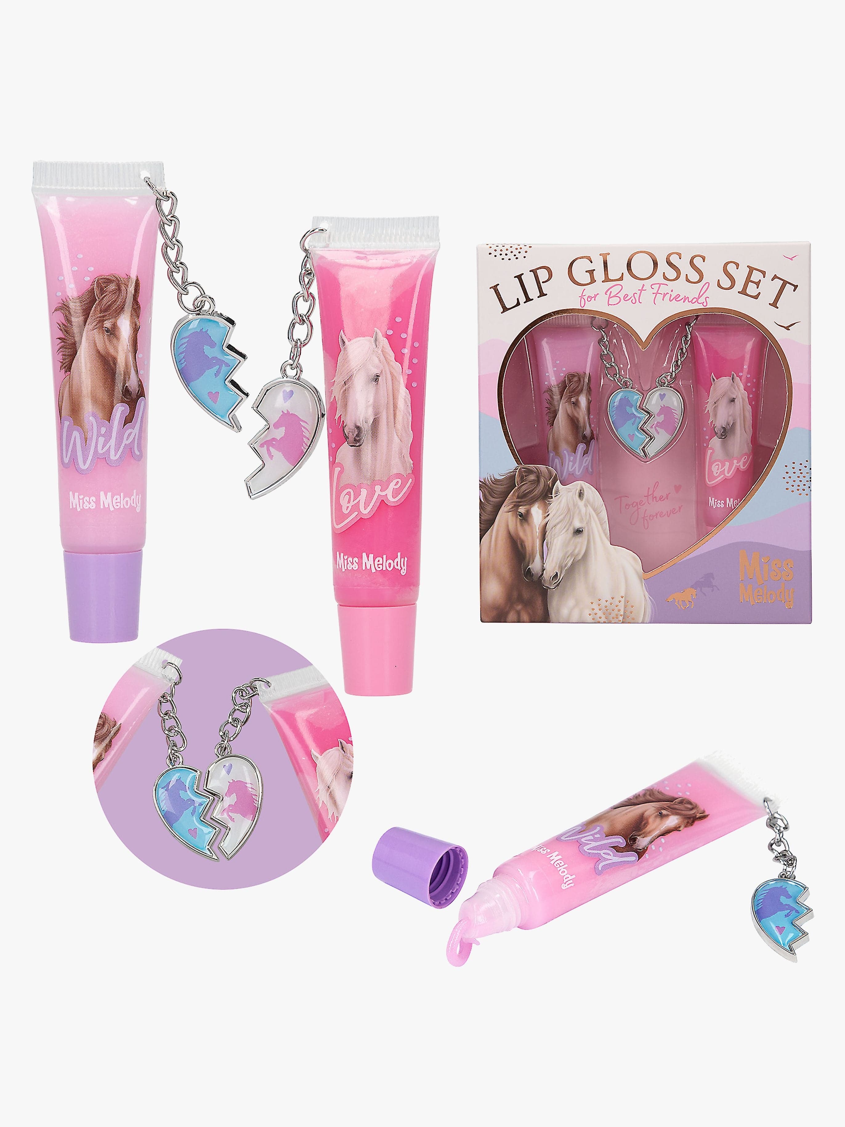 Miss Melody Huulikiilto + Riipus BFF 2-pack
