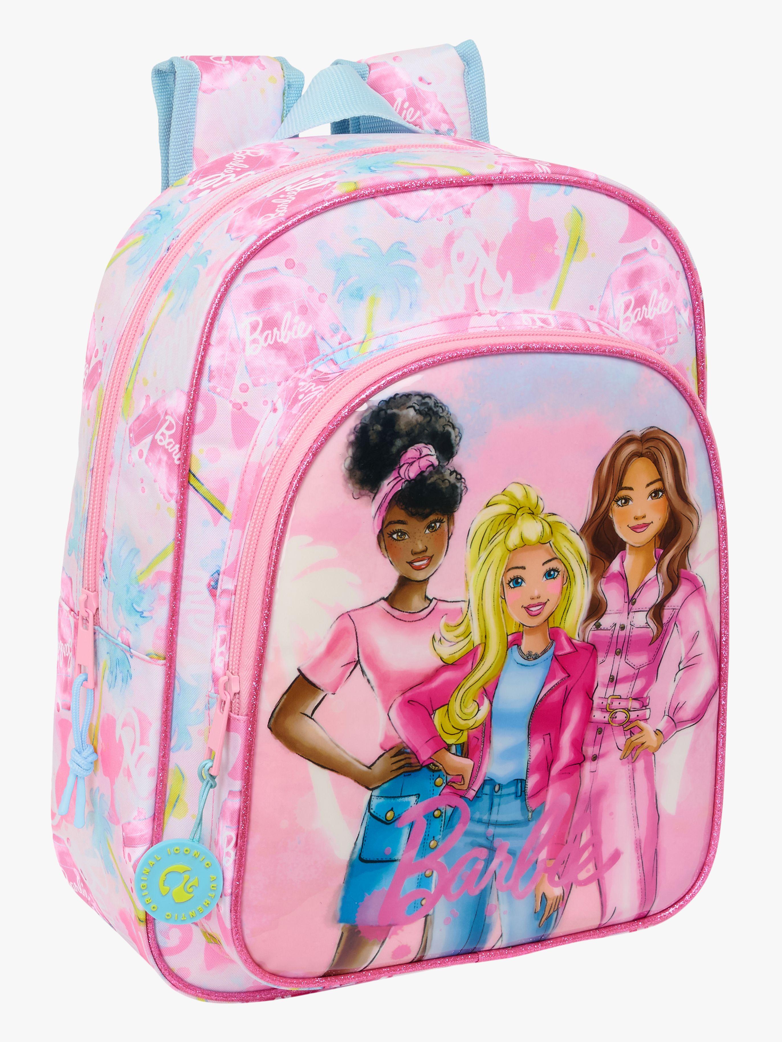 Barbie Small Reppu 10L Painterly, Pink/light blue