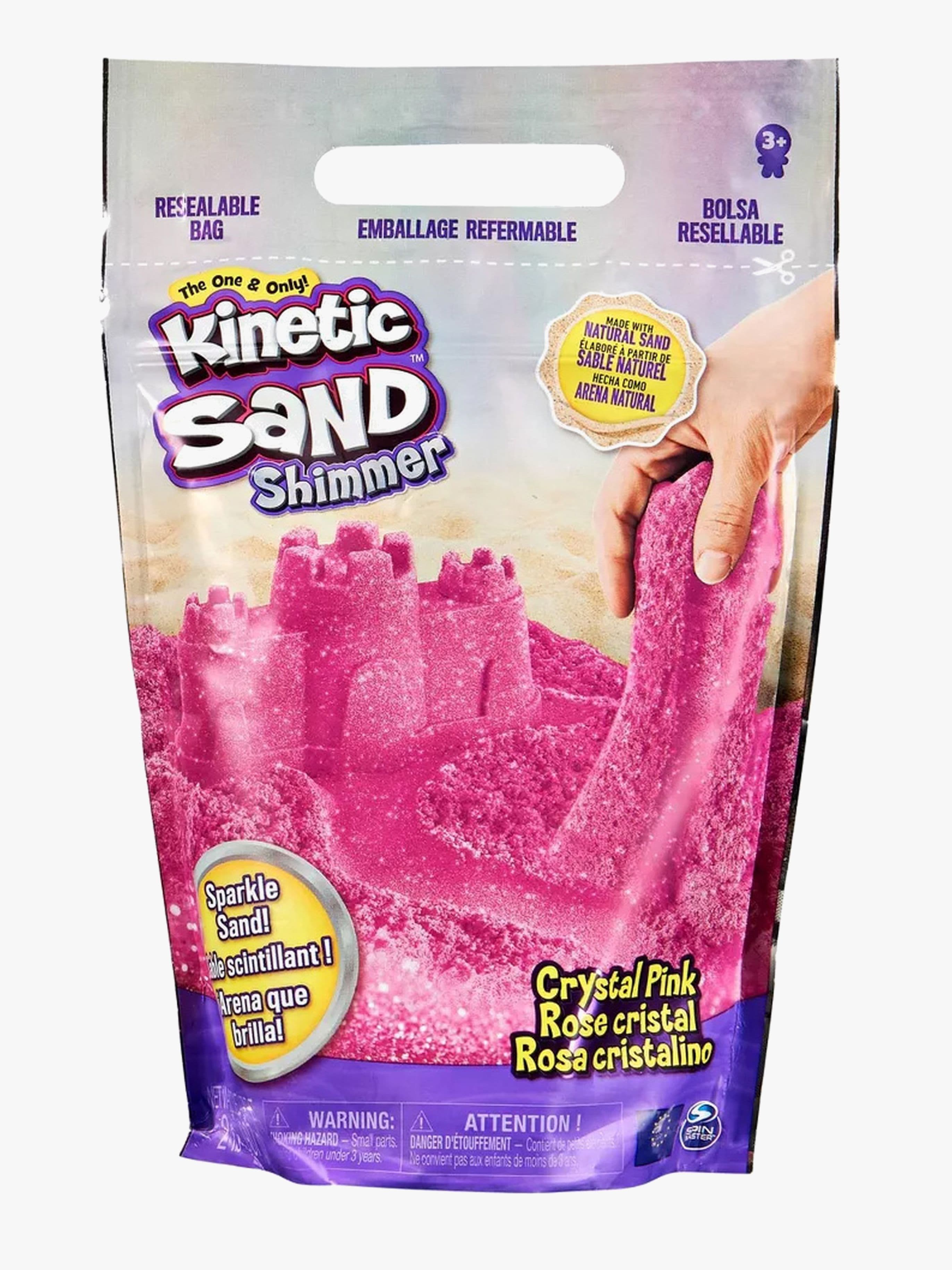 Kinetic Sand Kimaltava Hiekka 900 g, Vaaleanpunainen