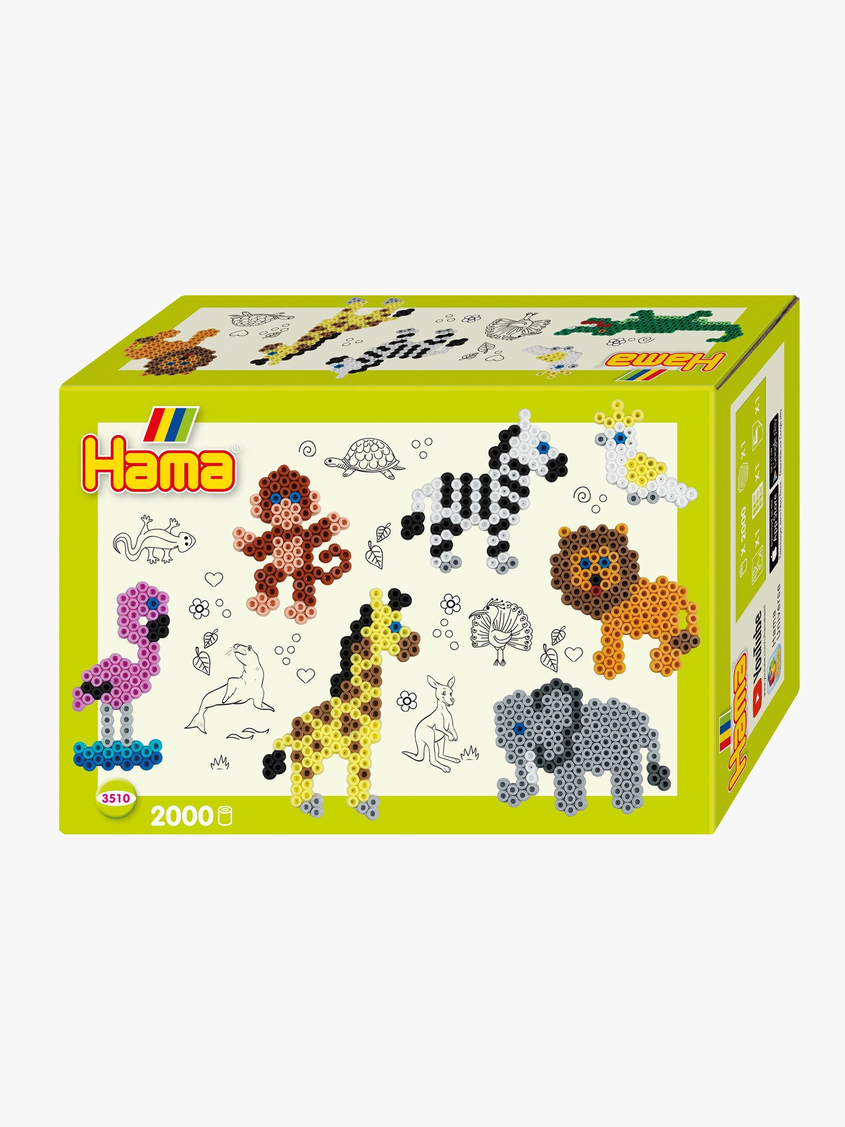 Hama Midi Lahjapakkaus Eläintarhan eläimet 2000 Kpl