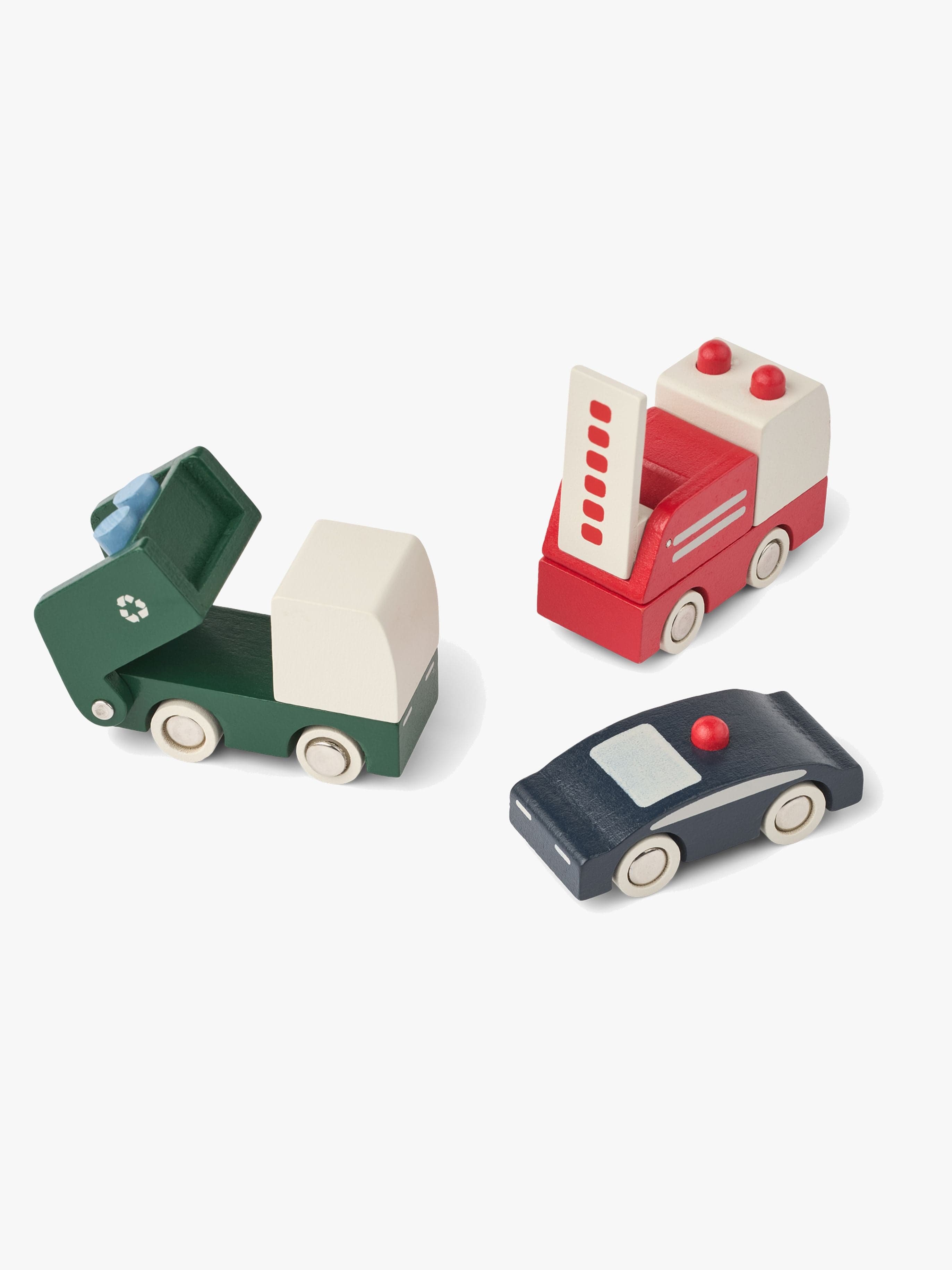 LIEWOOD Leikkisetti Hälytysajoneuvot Jordy 3-pack