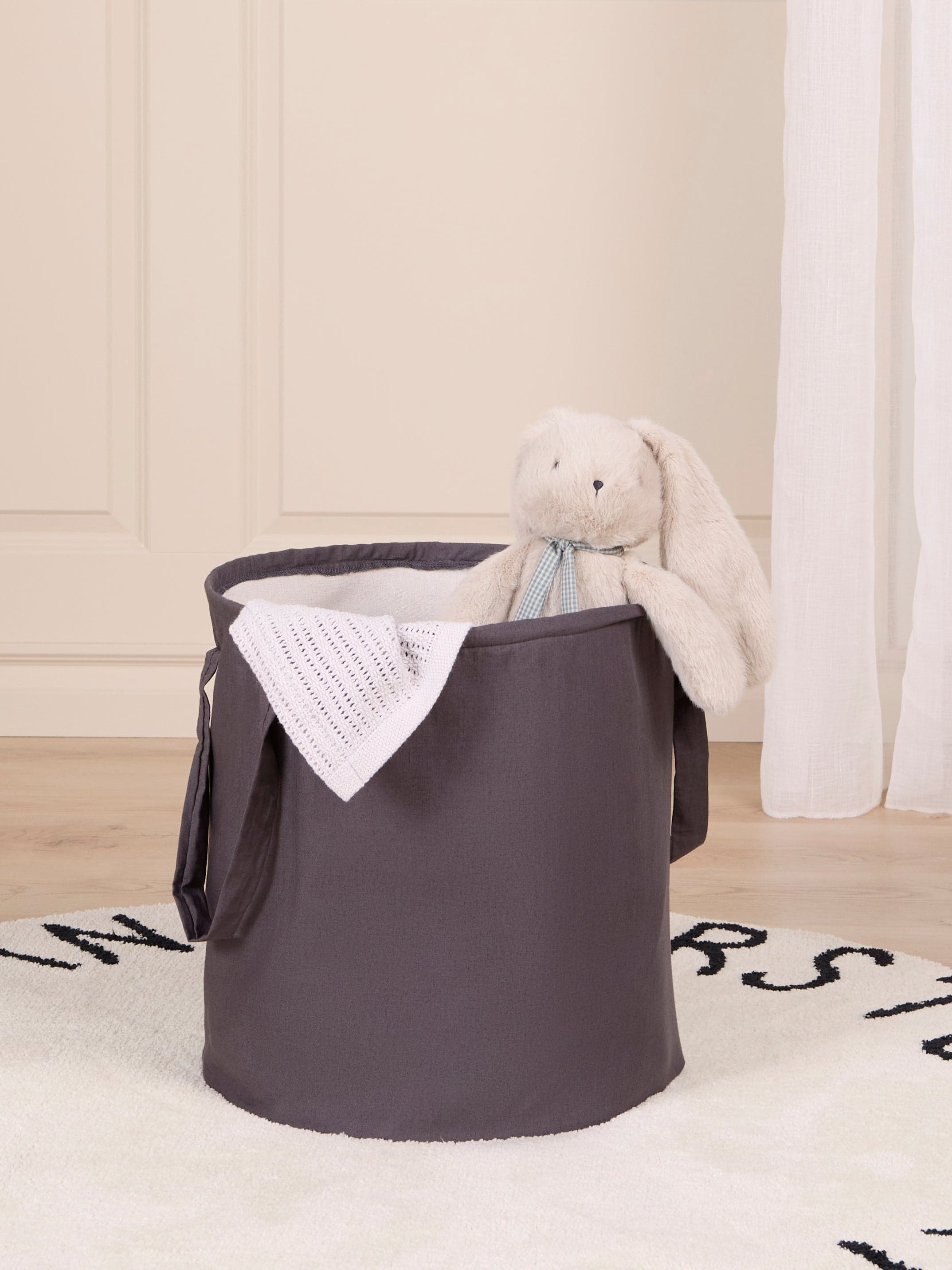 Alice & Fox ABLE Säilytyskori, Grey Linen