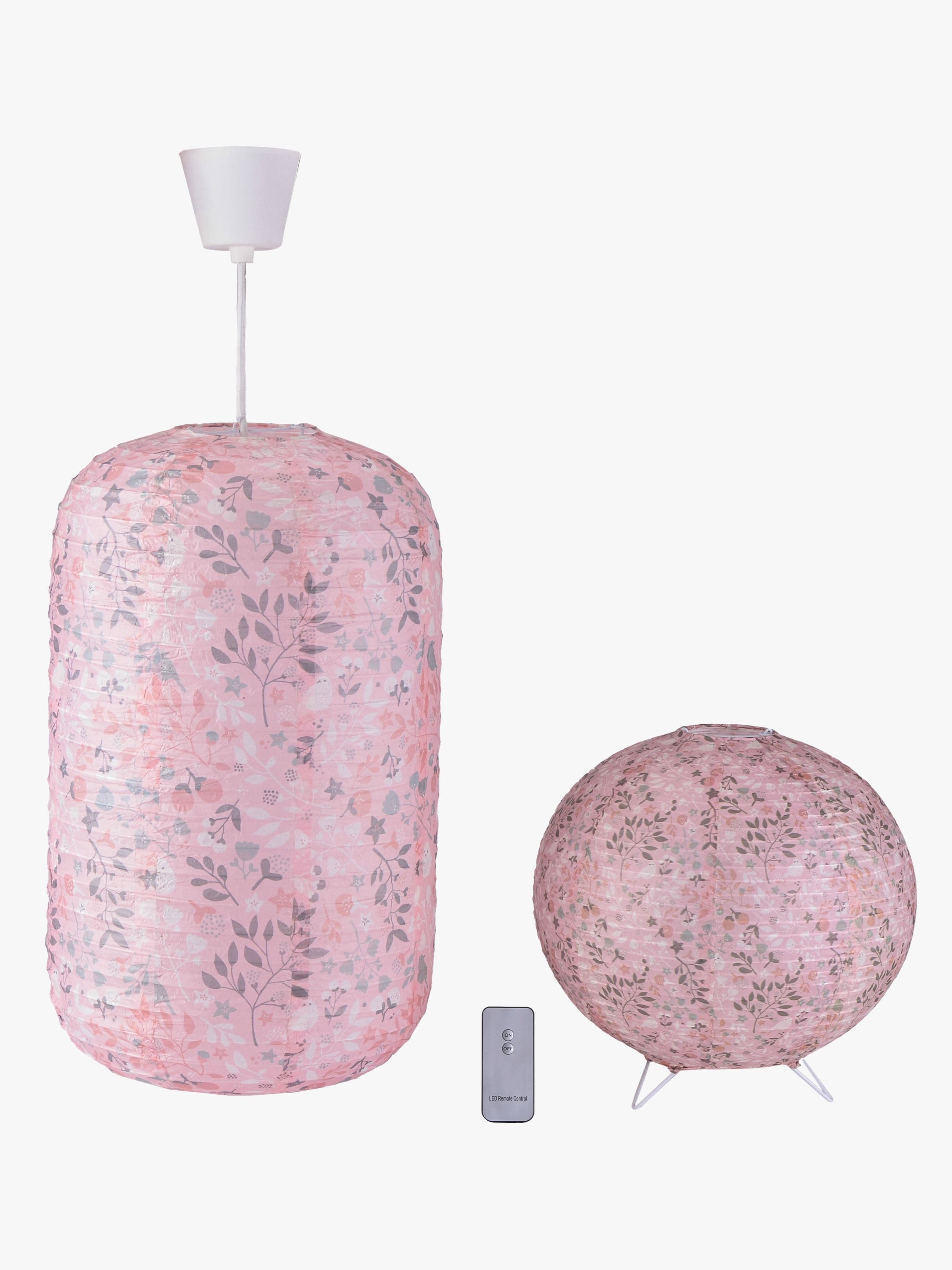 Lilou Lilou Valaisinsetti Bird Garden, Vaaleanpunainen